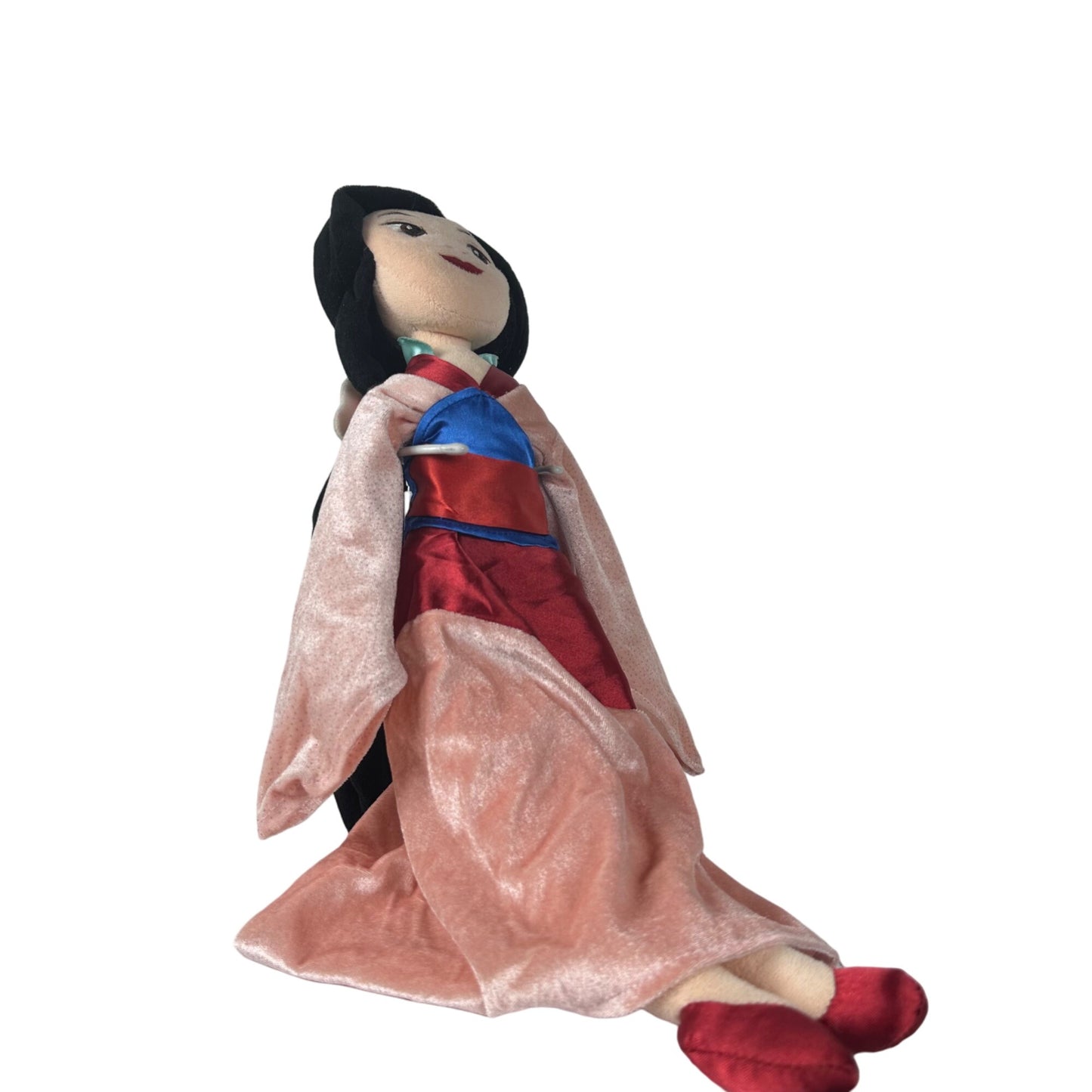 Disney Store Princess Mulan 20" Plush Doll Stuffed Toy Chinese Pink