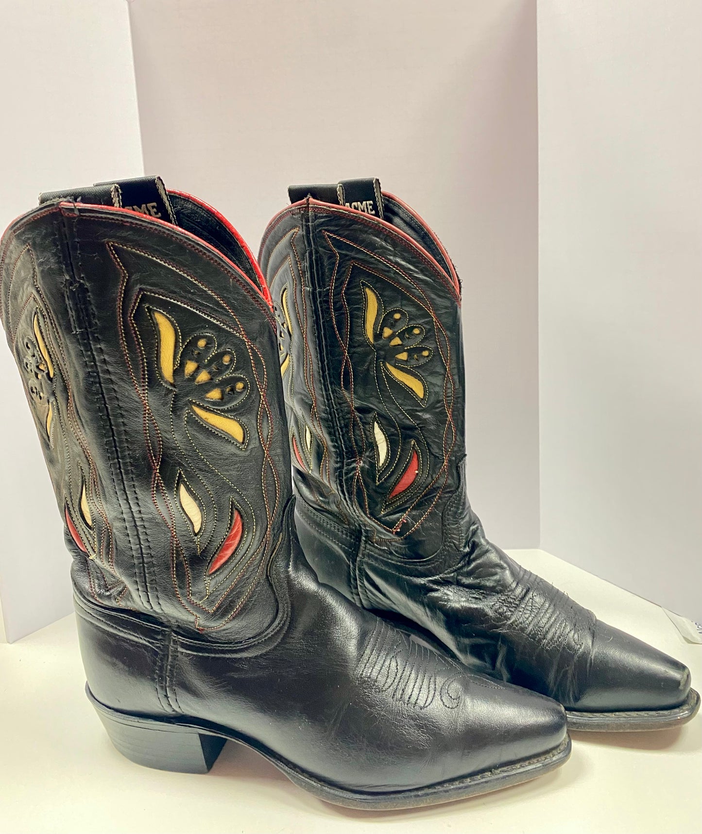 Vintage Acme Leather Cowboy Boots