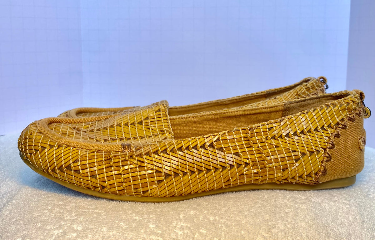 The Sak Lisa Straw Woven Loafer 7.5 BoHo Style