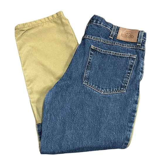 Redhead Field Pants Mens 36x30 Brush Guard Briar Jeans Outdoor Hunting Suspender