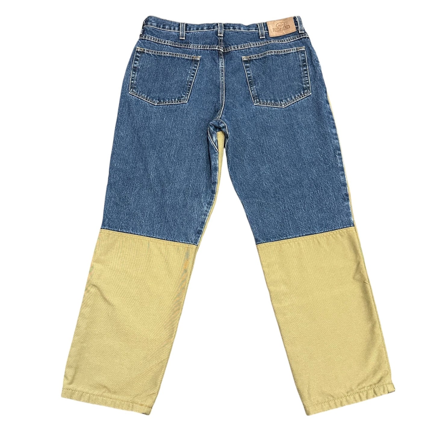 Redhead Field Pants Mens 36x30 Brush Guard Briar Jeans Outdoor Hunting Suspender