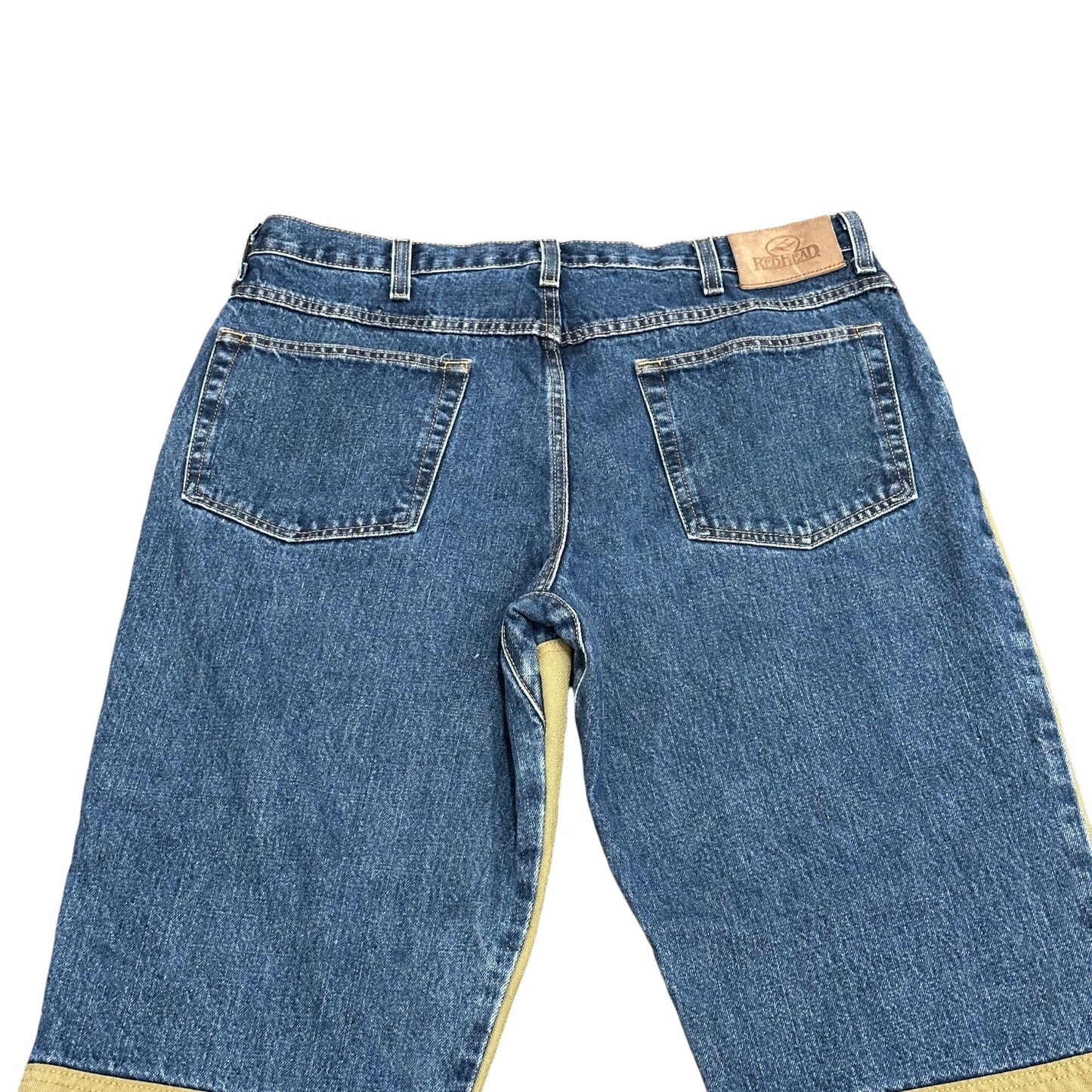 Redhead Field Pants Mens 36x30 Brush Guard Briar Jeans Outdoor Hunting Suspender