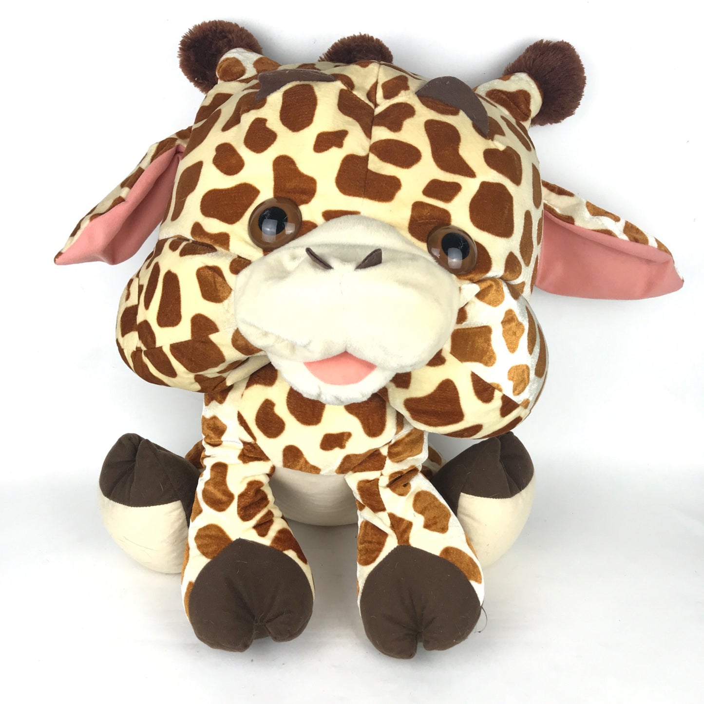 Classic Toy Co Big Head Plush Giraffe 20" Inch Stuffed Animal Soft Toy Brown Tan