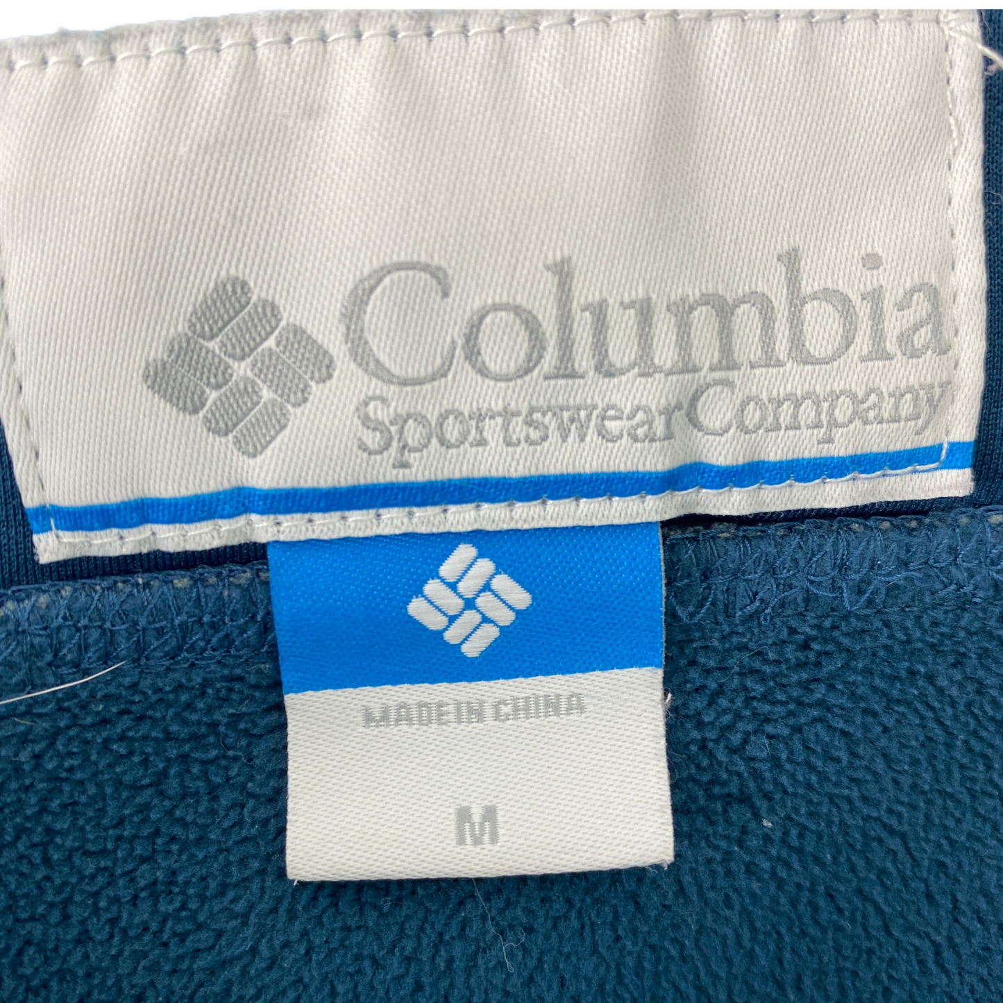 Columbia Womens Hooded Jacket Medium Blue Zipped Pockets & Cuffs Zip Front L/S