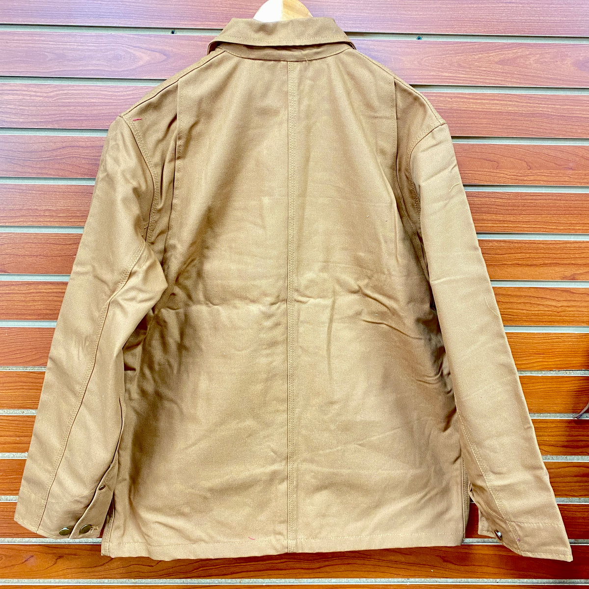 Rasco Medium Long 15/15.5 Sleeve 10oz Brown Duck Fire Resistant Men’s Work Coat