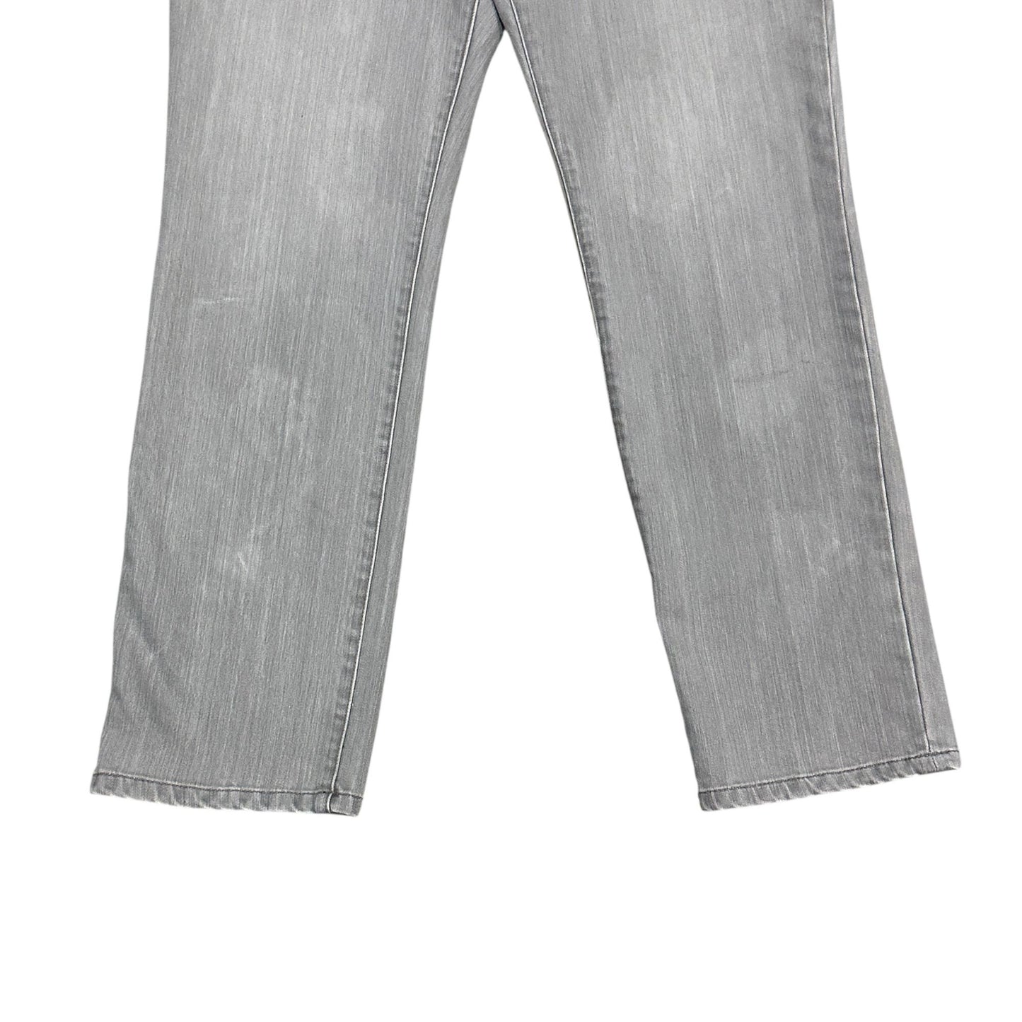 Vtg Chicos Platinum 2 Jeans Gray Straight Leg High Rise Minimalist Normcore L