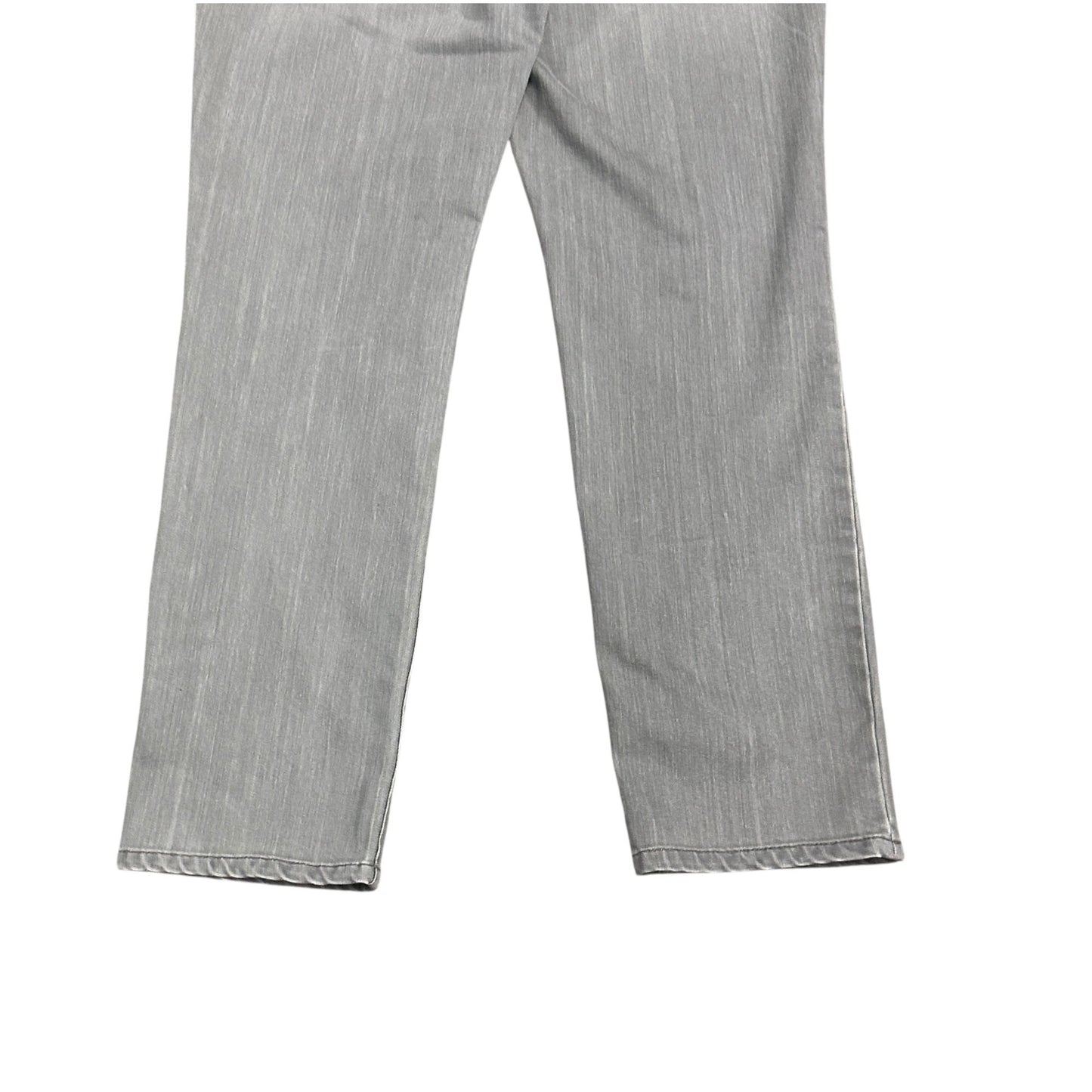Vtg Chicos Platinum 2 Jeans Gray Straight Leg High Rise Minimalist Normcore L