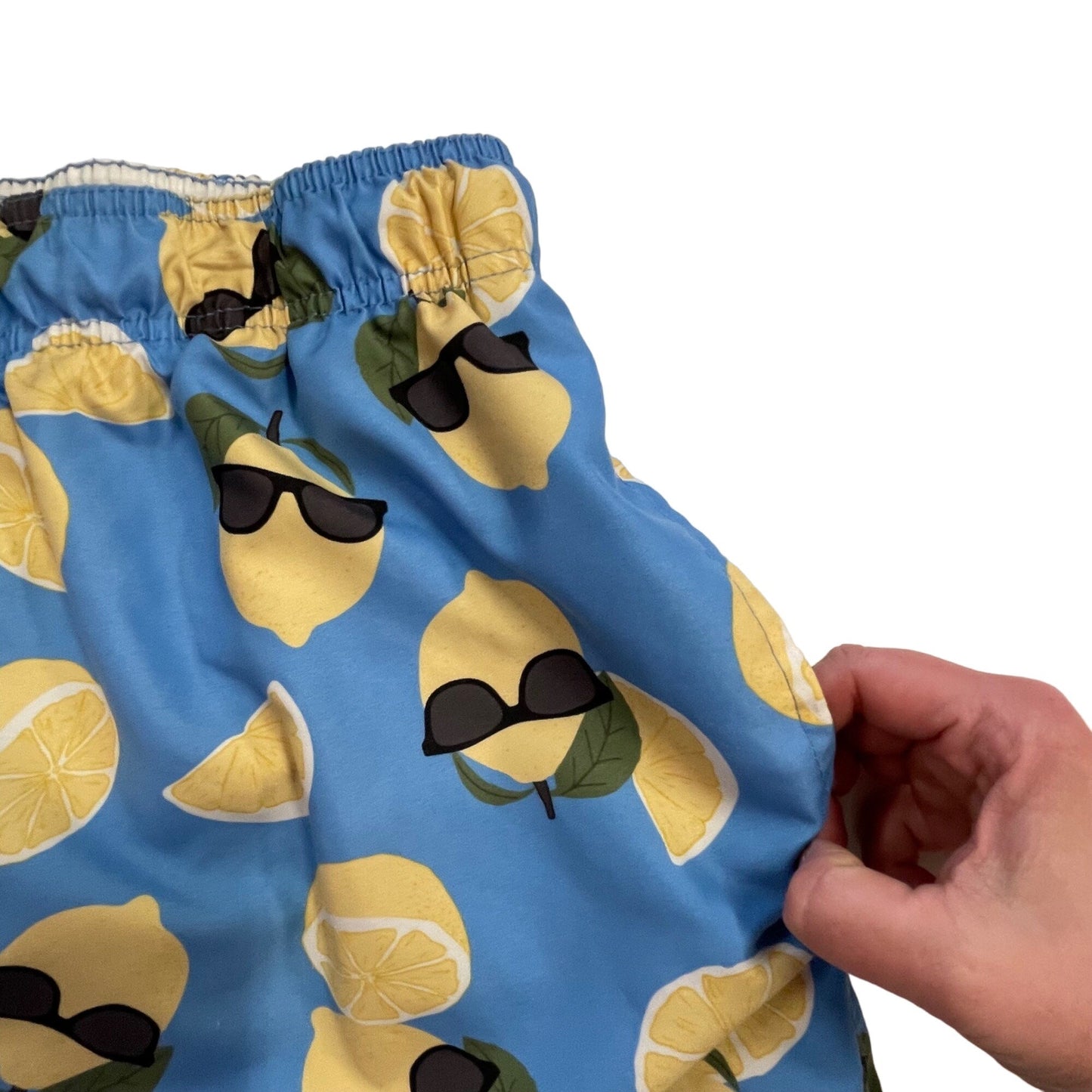 Charleston Threads XXL Lemonheads Swim Trunks Lined Lemon Elastic Draw String