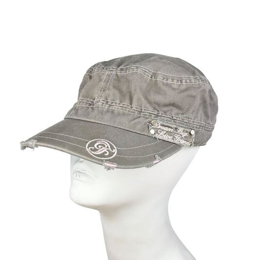 Walt Disney World Gray Baseball Hat Dream Big Live Grand Distressed Embroidered