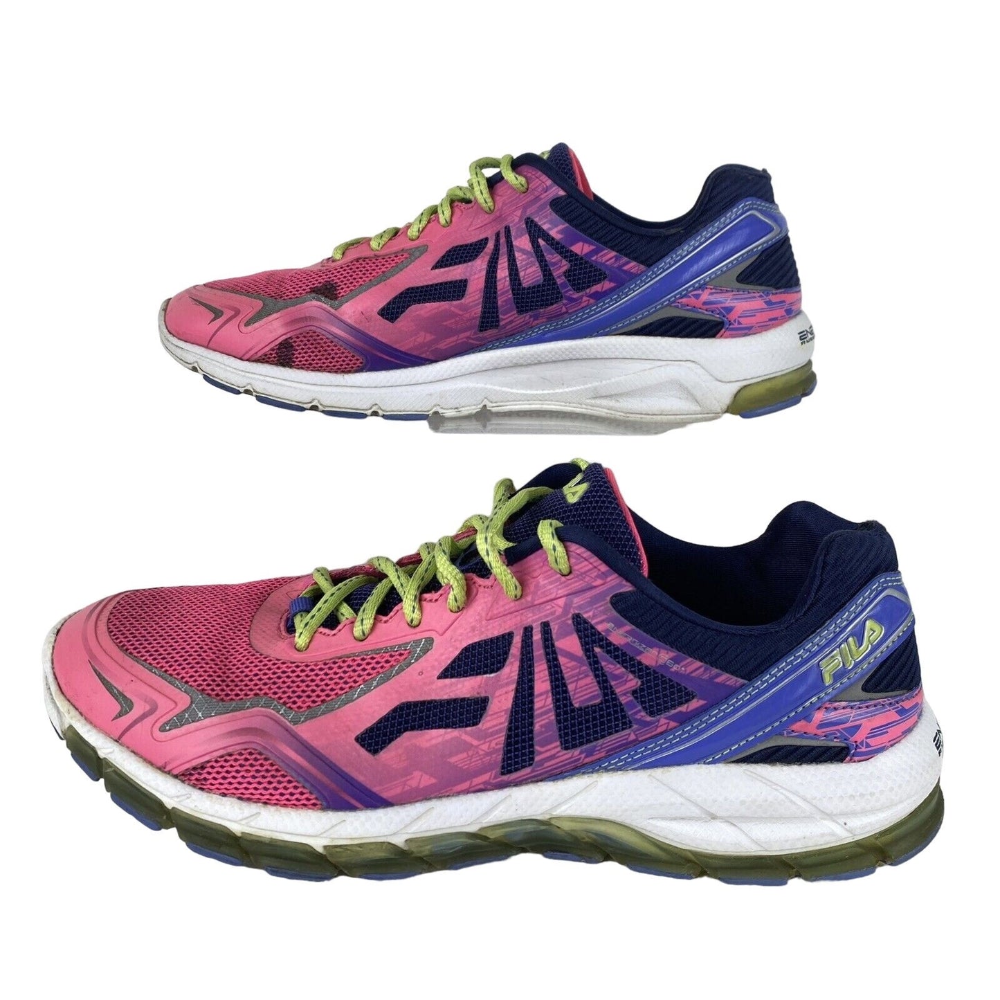 Fila Running Shoe Womens Size 10 Pink /Purple Low Top Mesh Athletic Gym Sneaker.