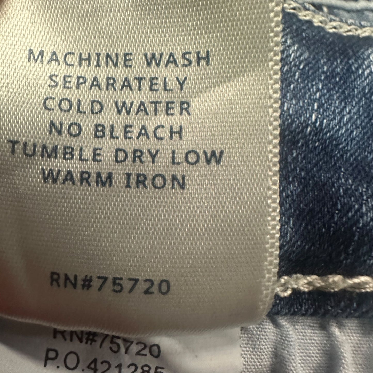 BKE Denim Victoria Womens 28 Distressed Jean Shorts Blue Frayed Hem