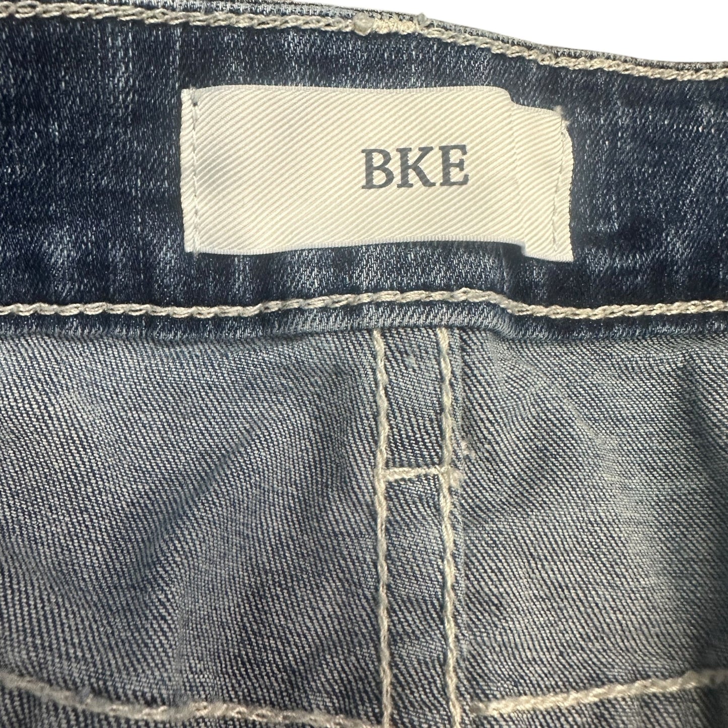 BKE Denim Victoria Womens 28 Distressed Jean Shorts Blue Frayed Hem