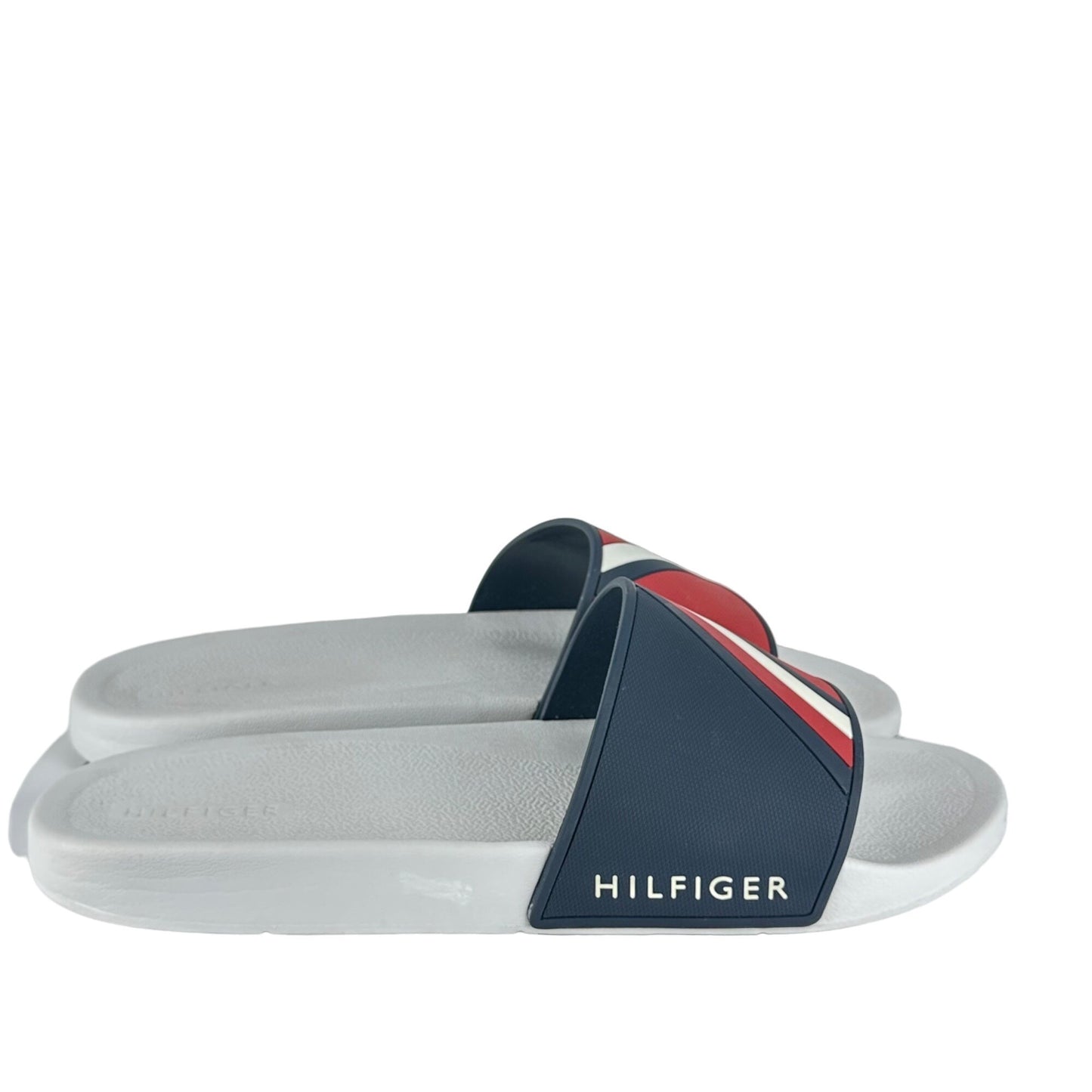 Tommy Hilfiger Mens 13 Designer Striped Slippers Ella Casual Slide Sandals