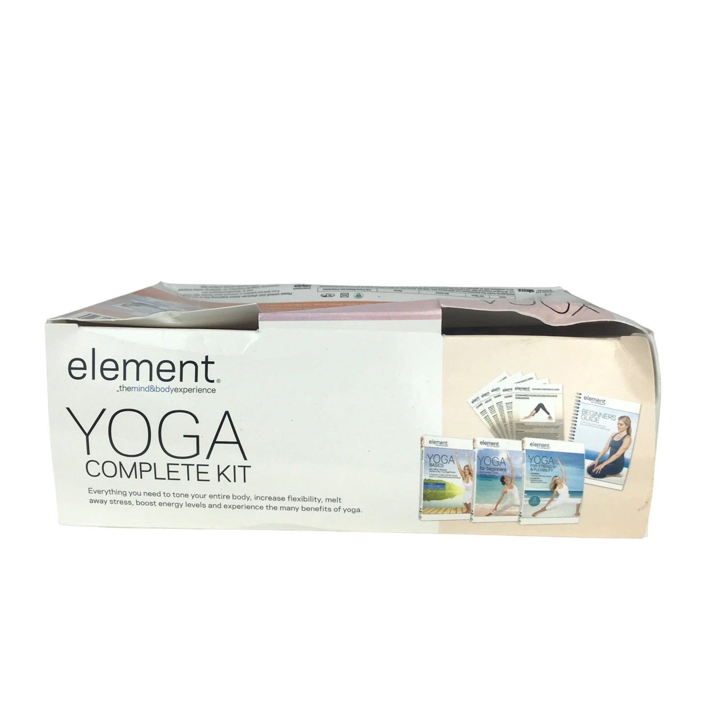 Element Yoga Complete Kit DVD Beginner Basics Meditation Relaxing Stretching