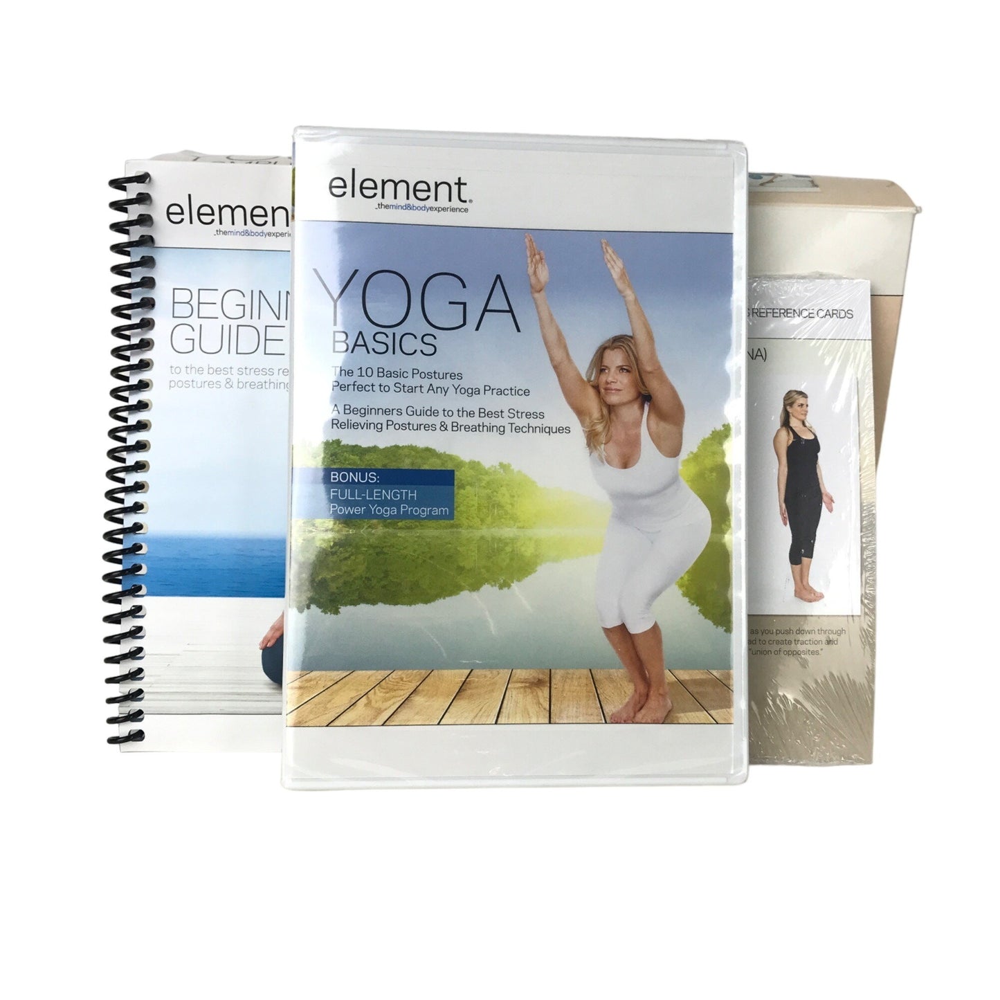 Element Yoga Complete Kit DVD Beginner Basics Meditation Relaxing Stretching