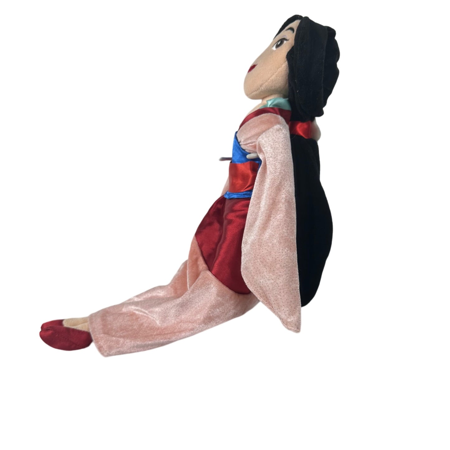 Disney Store Princess Mulan 20" Plush Doll Stuffed Toy Chinese Pink