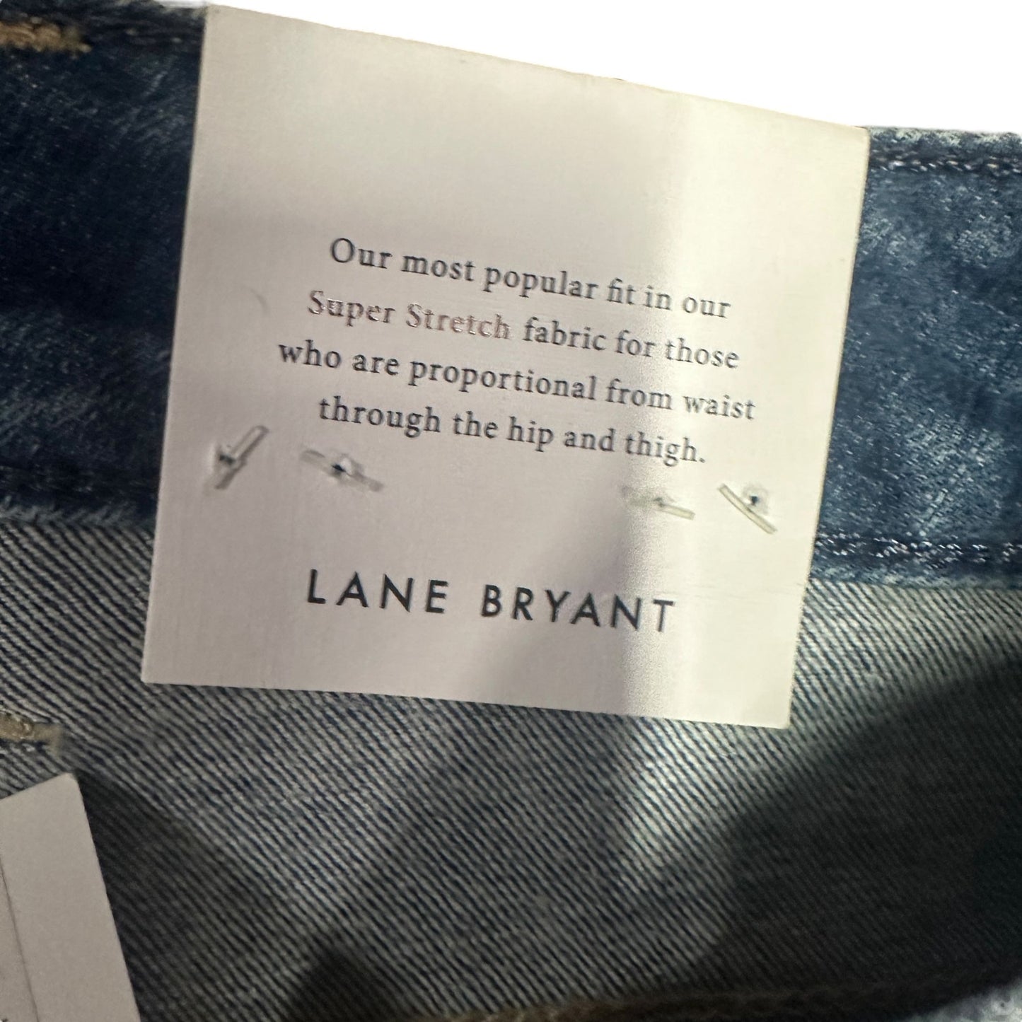 Lane Bryant 28 Super Stretch Signature Fit Skinny Jeans Mid-Rise Flex Waistband