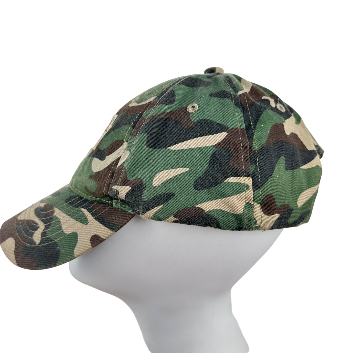 Harley Davidson Embroidered Logo One Size Adjustable Strap Hat Cap Camouflage