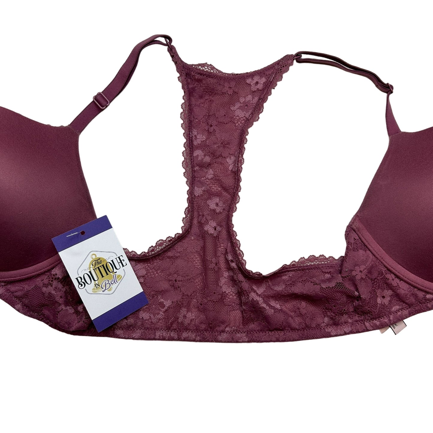 Victoria's Secret 36D Body by Victoria Push Up Bra Purple Lace Front Closure