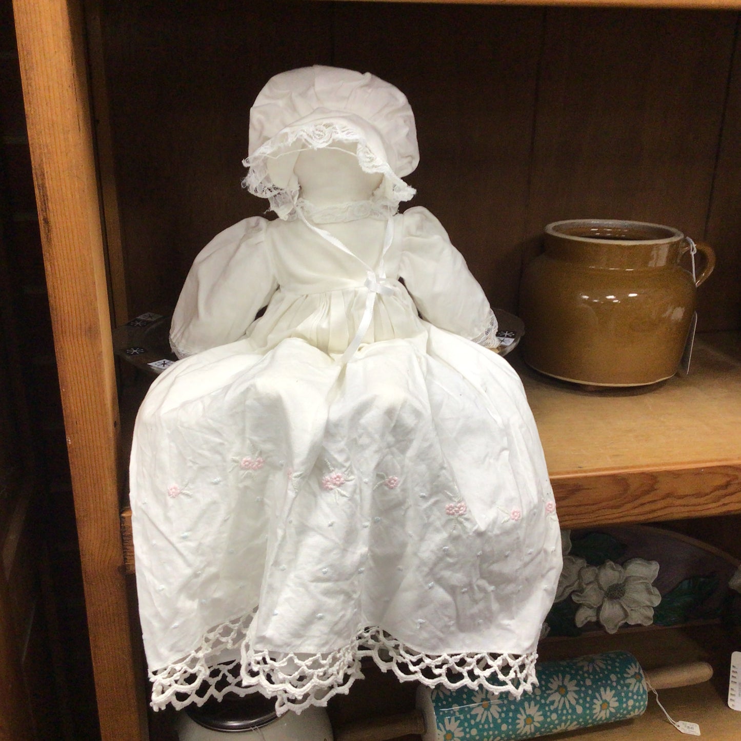 Vintage 1990 Homemade Rag Doll