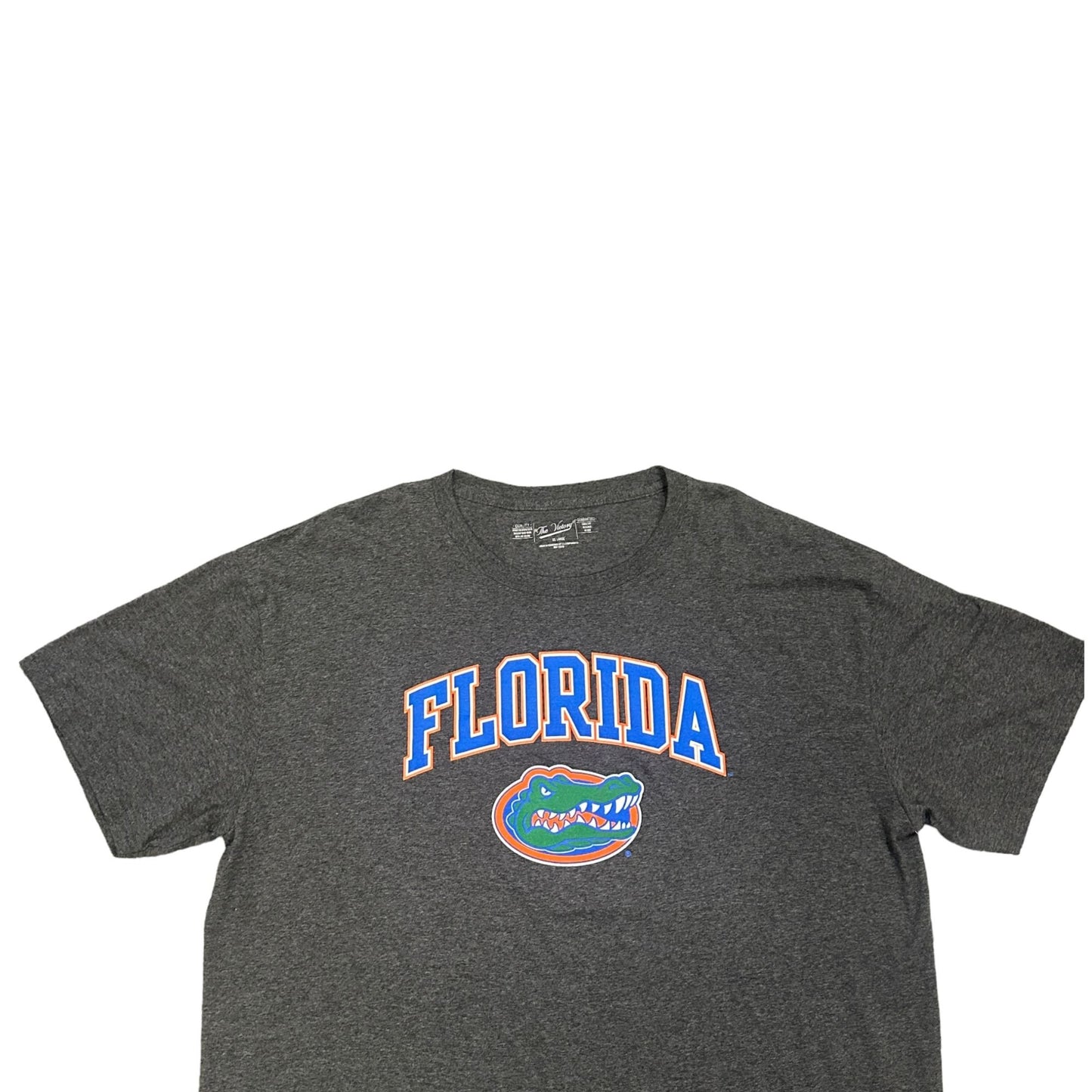 The Victory Mens XXL Gray Tshirt UF Florida Gators Logo Collegiate NCAA Football