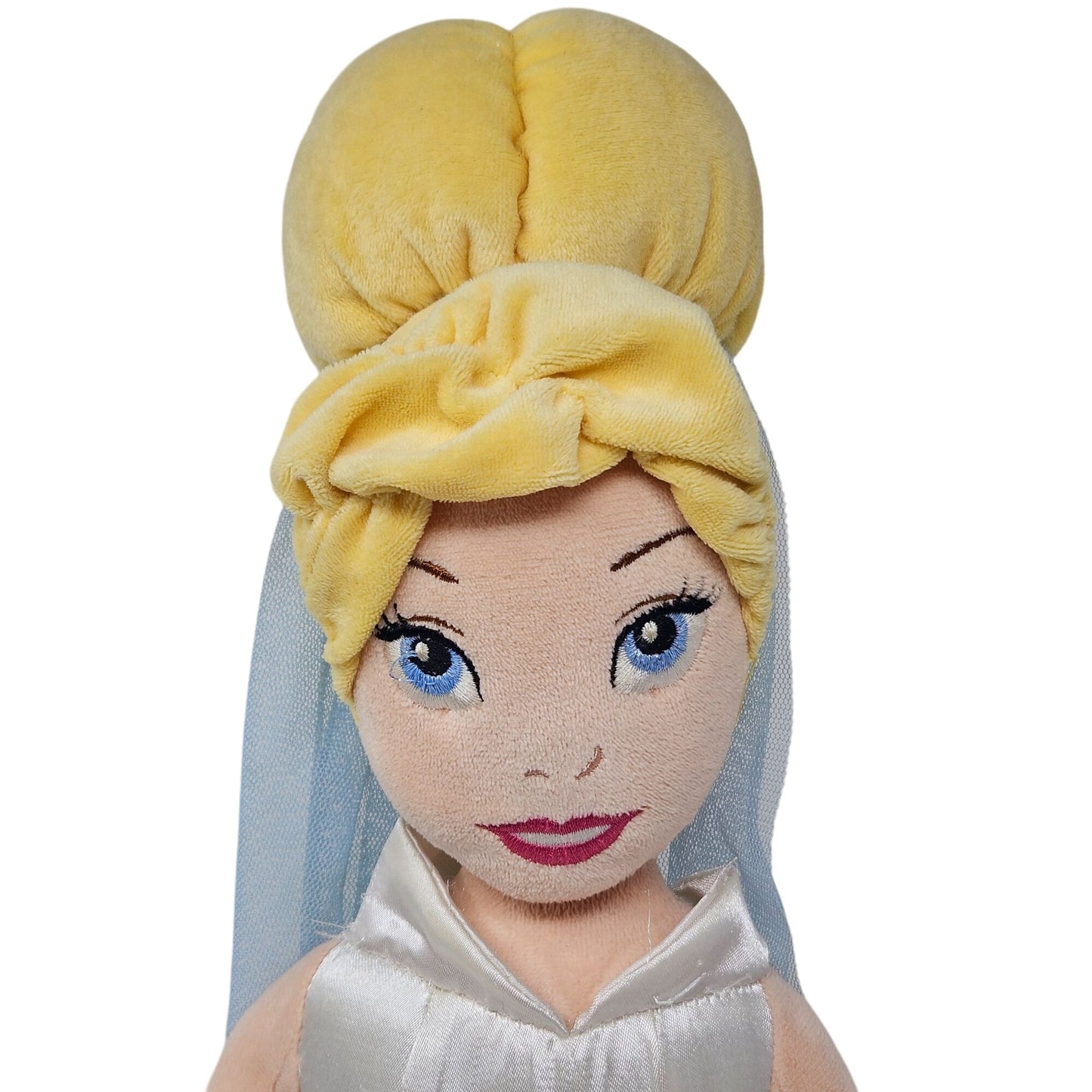 Disney Store 22" Cinderella Bride Plush Doll Princess Girls Stuffed Toy Wedding