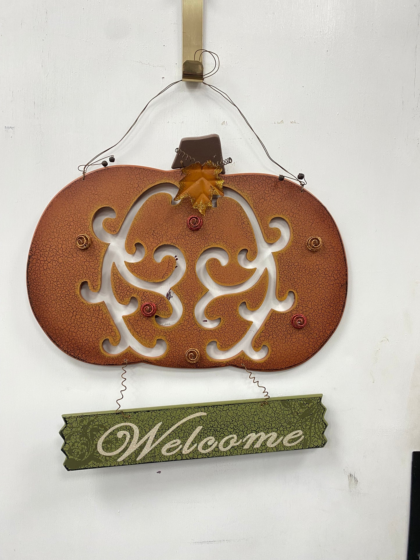 Autumn Themed Pumpkin Wall/Door Decor