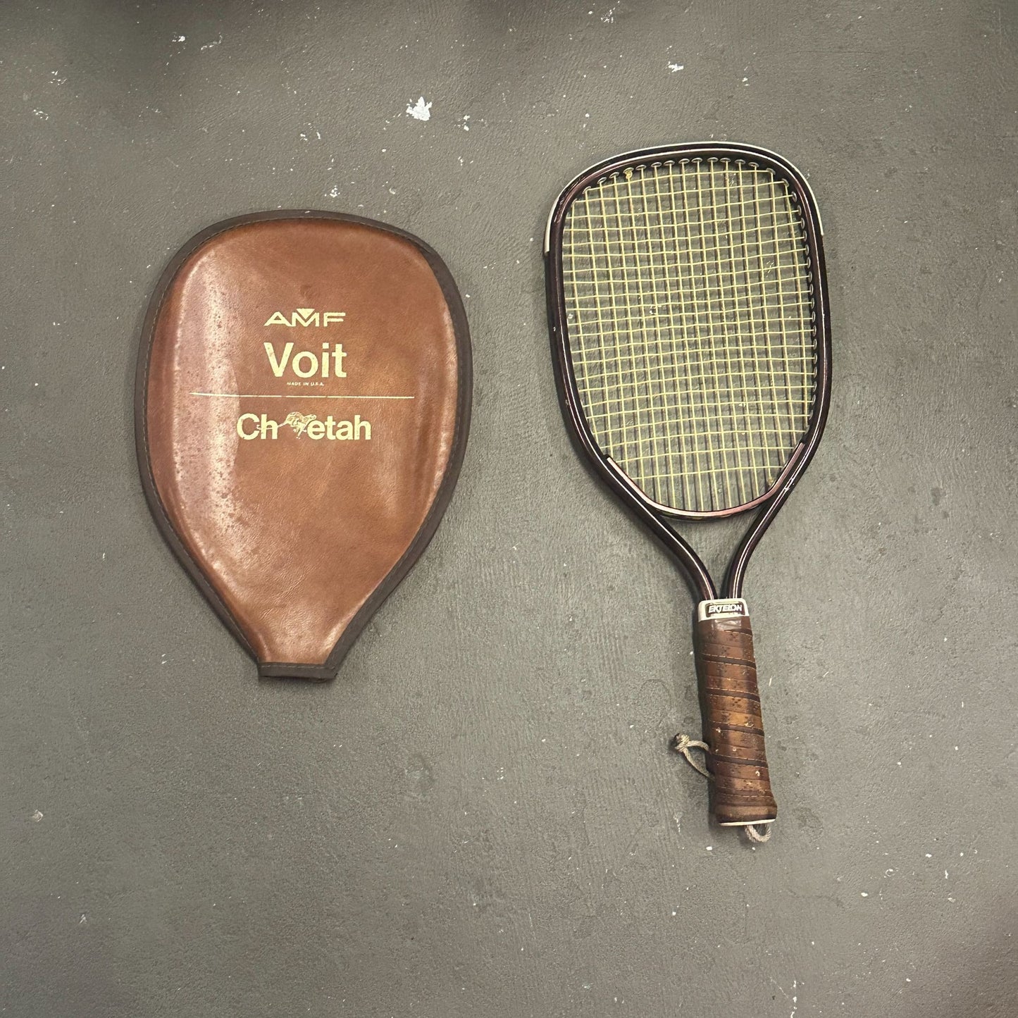 Vtg Ektelon Magnum Flex Raquetball Raquet Racket Small AMF Voit Cheetah Case
