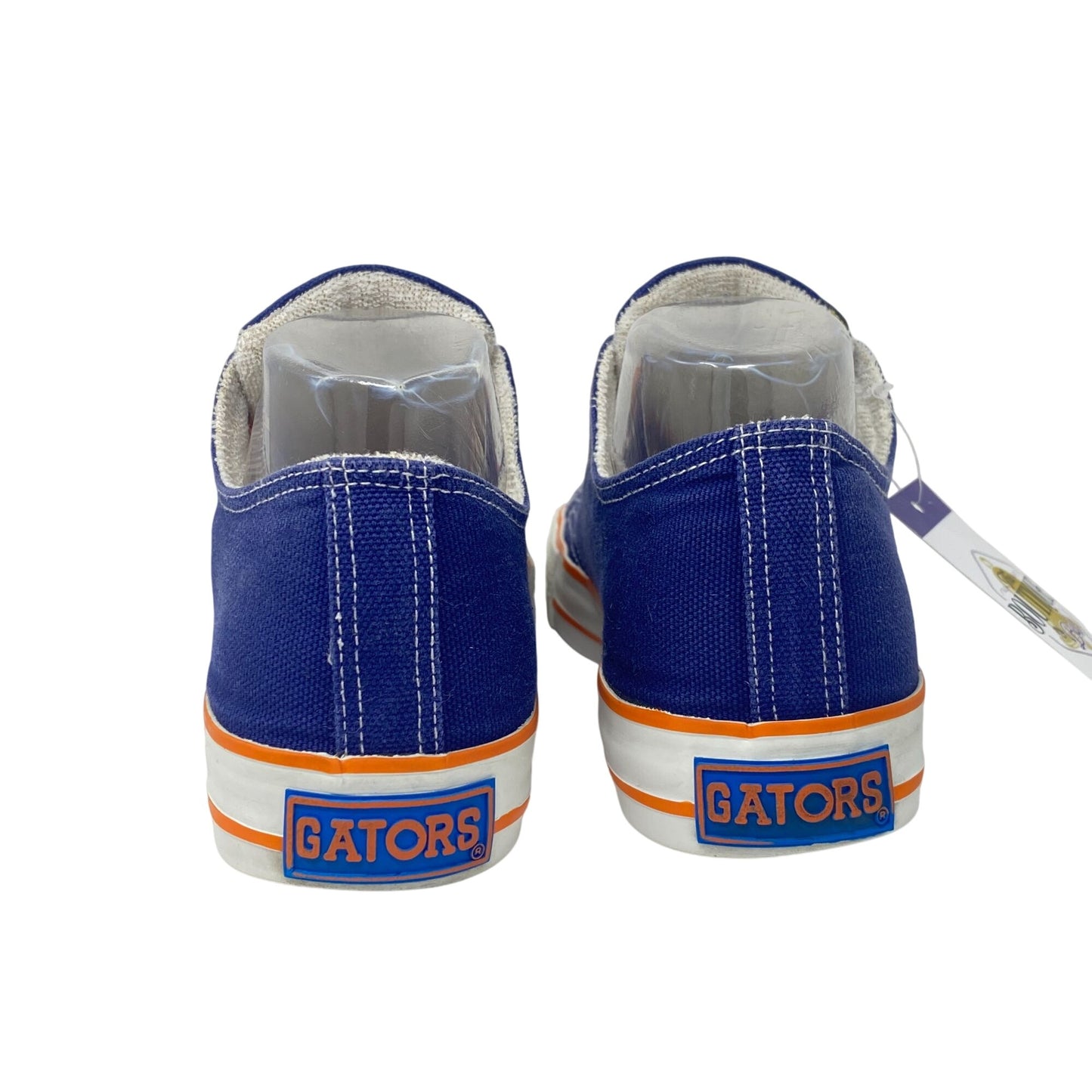 UF Florida Gators Womens 8 Low-Top Canvas Sneakers NCAA Team Shoe Blue Orange
