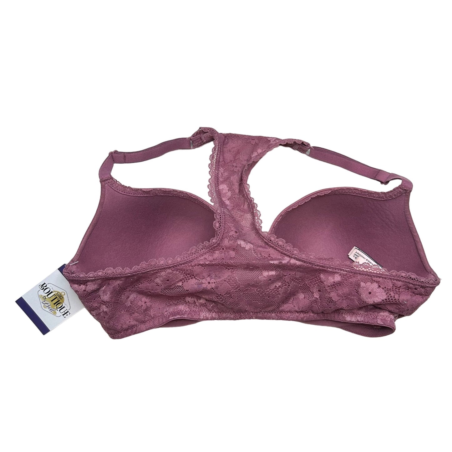 Victoria's Secret 36D Body by Victoria Push Up Bra Purple Lace Front Closure