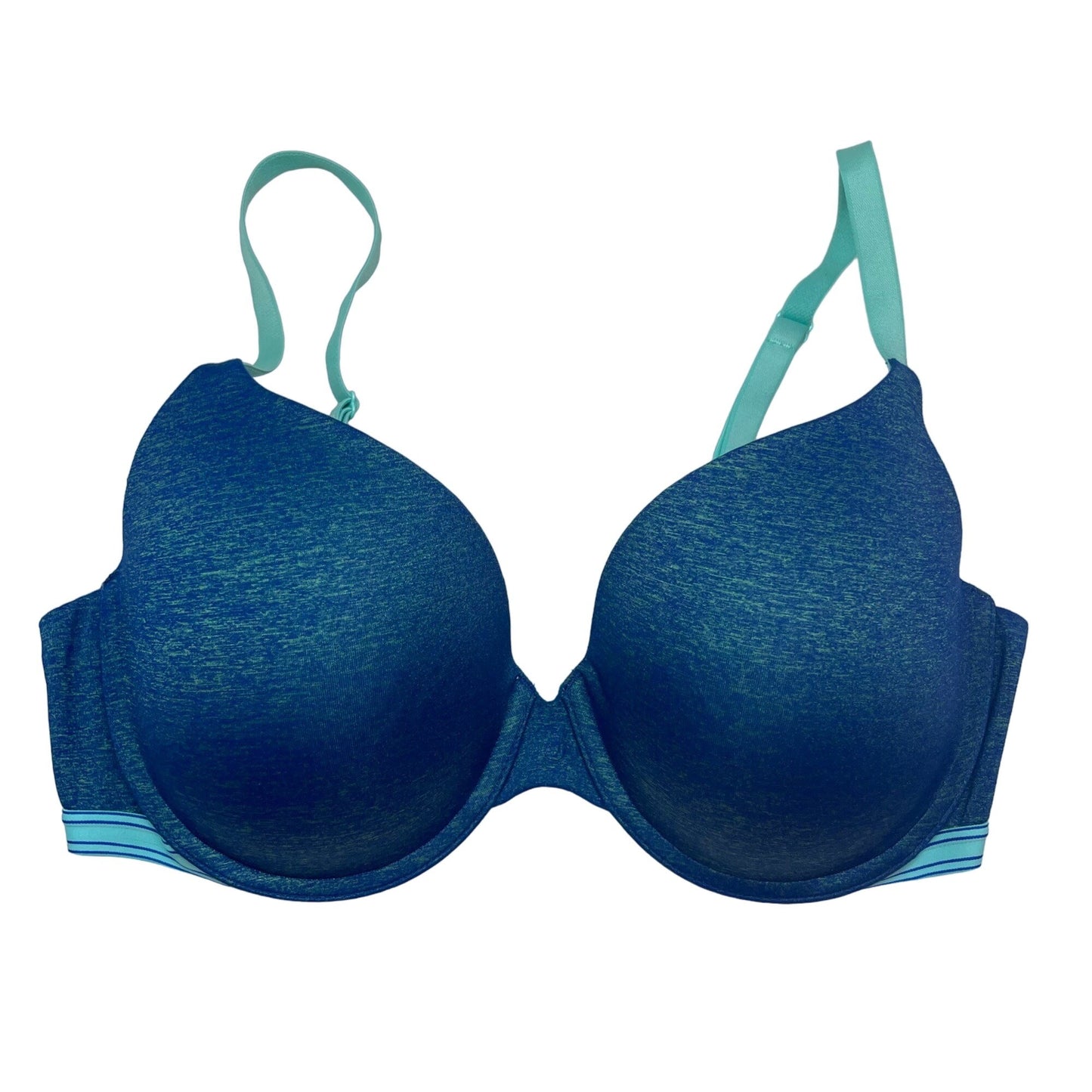 Victoria's Secret 38C Teal Uplift Semi Demi Bra Lightly Lined Underwire