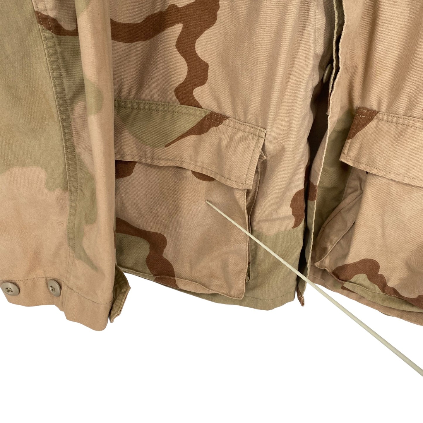 NWT Buzz Off Insect Shield USMC Desert Camo Jacket XL Regular Insect Repellent