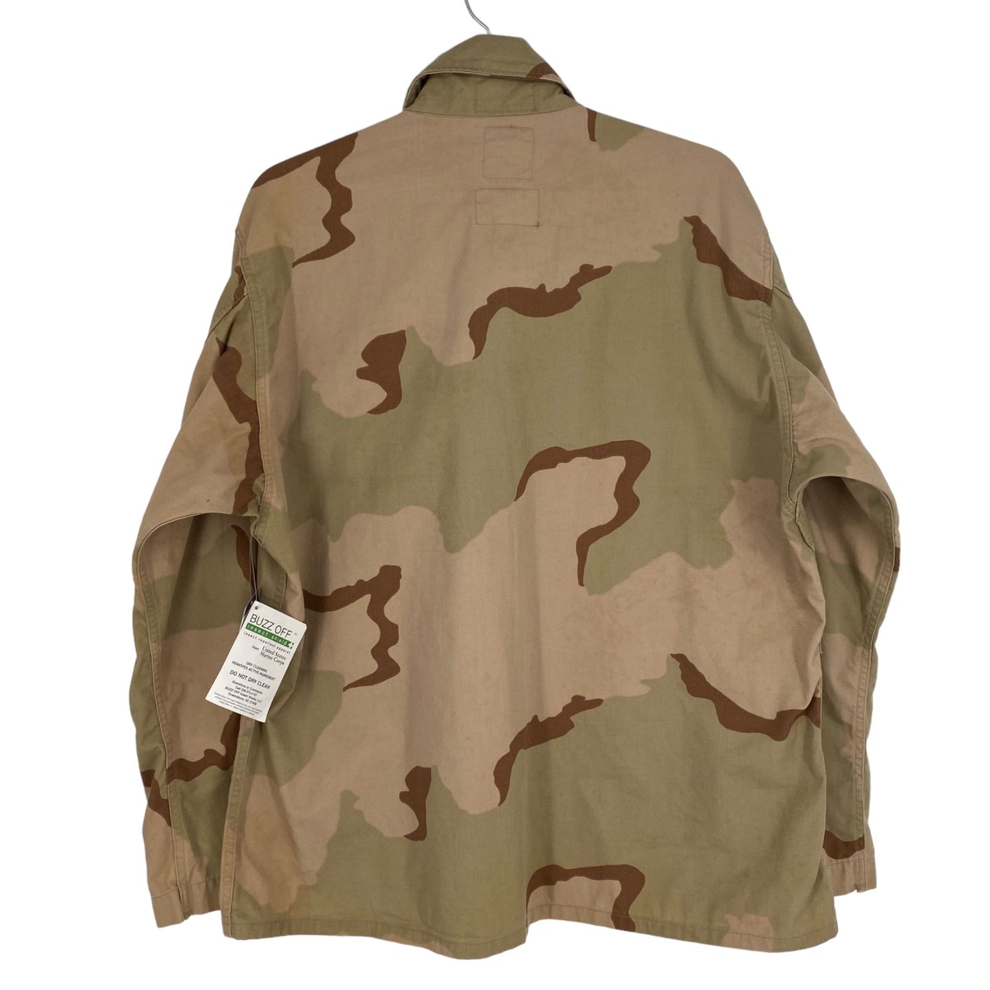 NWT Buzz Off Insect Shield USMC Desert Camo Jacket XL Regular Insect Repellent