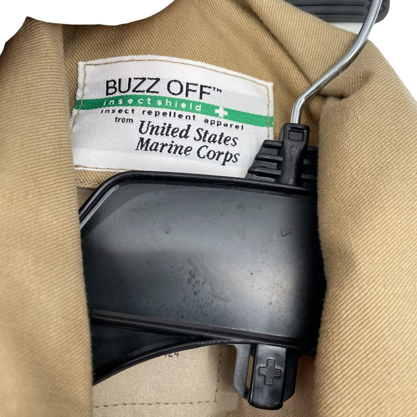 NWT Buzz Off Insect Shield USMC Desert Camo Jacket XL Regular Insect Repellent