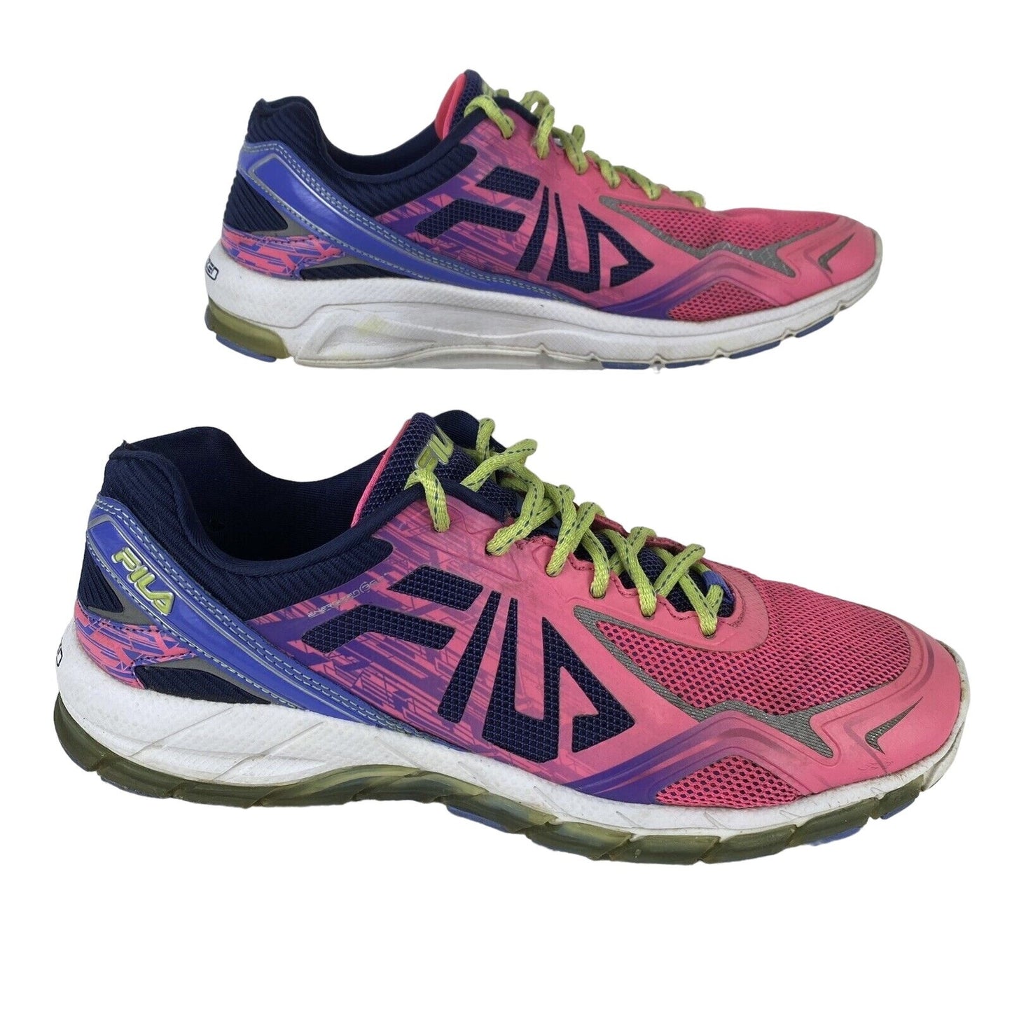 Fila Running Shoe Womens Size 10 Pink /Purple Low Top Mesh Athletic Gym Sneaker.