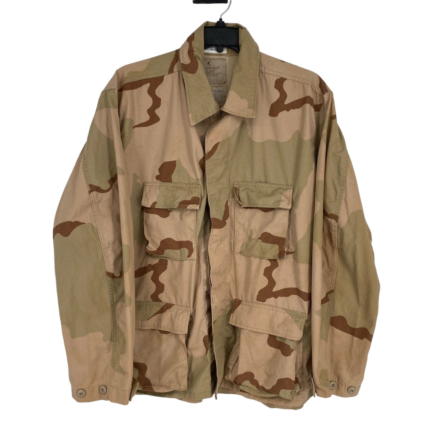 NWT Buzz Off Mens XL Desert Army Camo Jackets Collared Pockets Insect Shield