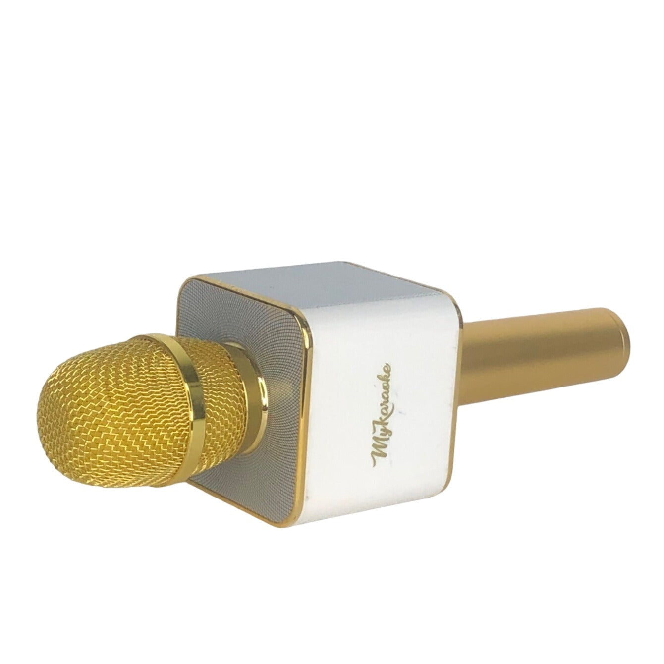 MY KARAOKE PRO Gold Wireless Bluetooth Karaoke Microphone Sing Like Pro at Home