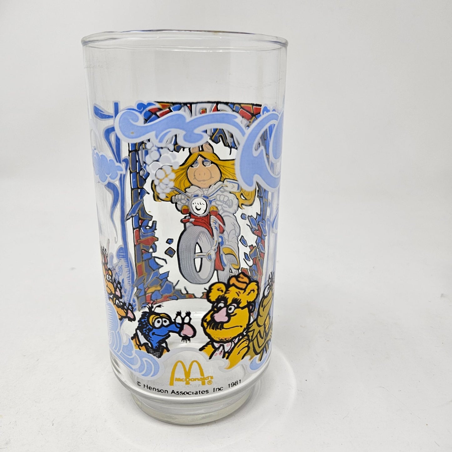 Vintage 1981 McDonalds THE GREAT MUPPET CAPER Drinking Glasses Miss Piggy Kermit