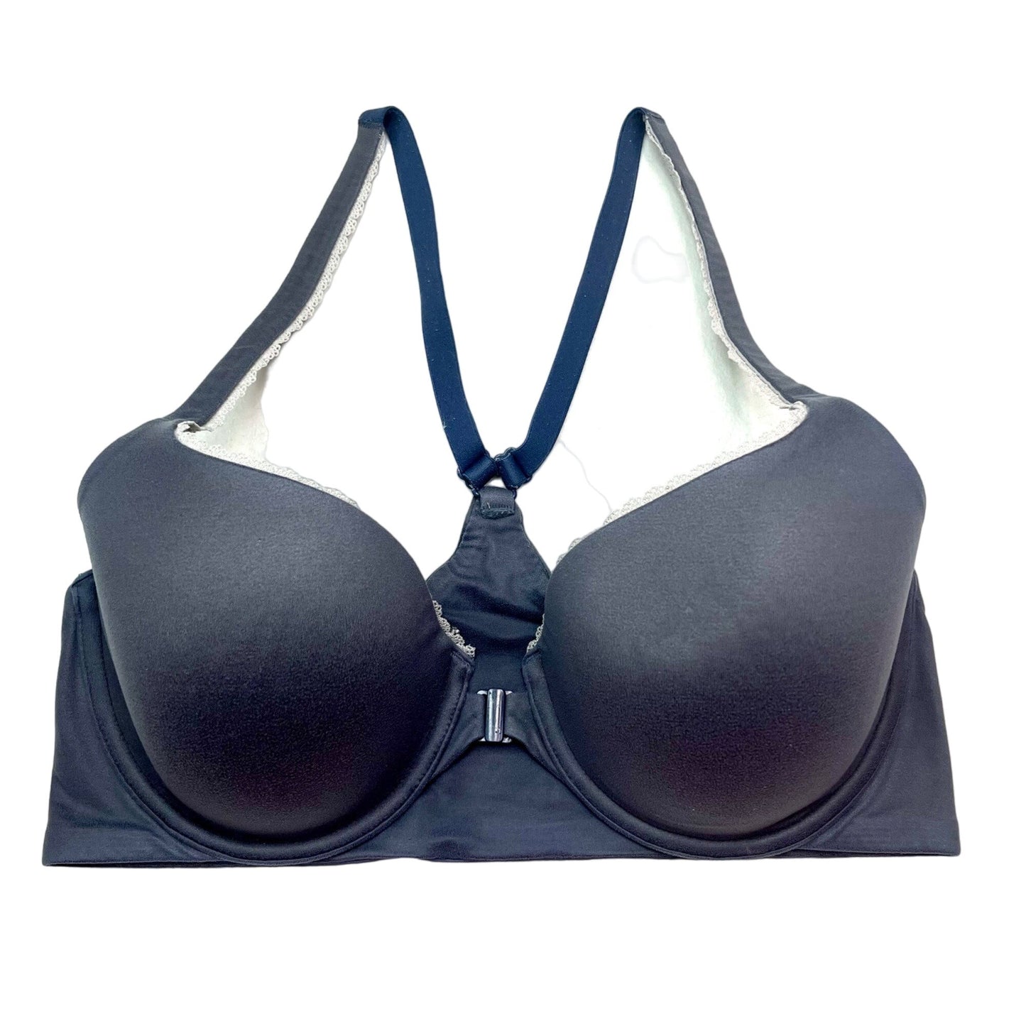 Victoria's Secret 34D Blue Body By Victoria Racerback Demi Bra Front Closure