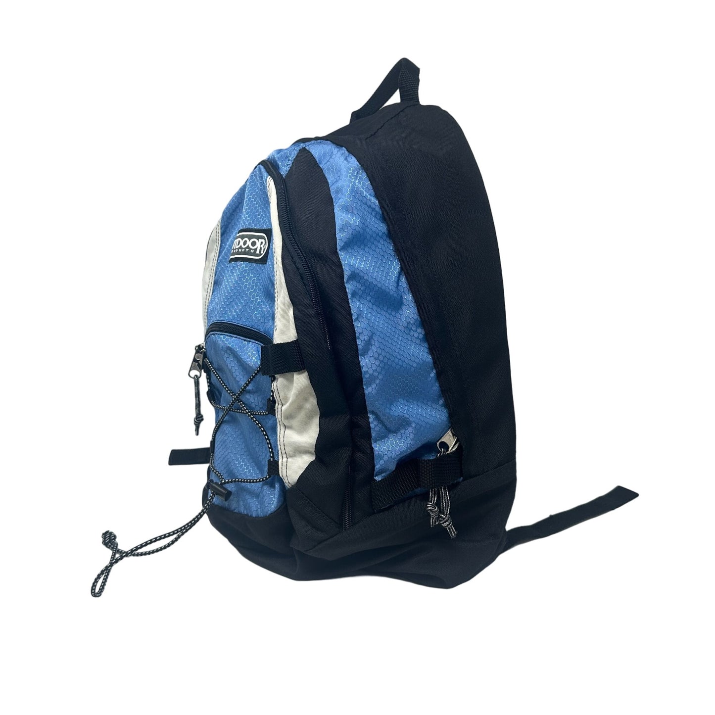 Outdoor Products Backpack Blue Black Multiple Pockets School Hiking Camping