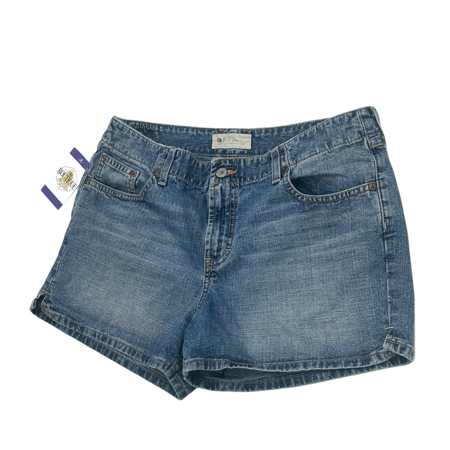 Buckle BKE Denim Shorts Womens 32 Wendi Faded Blue High Rise Distressed Cotton