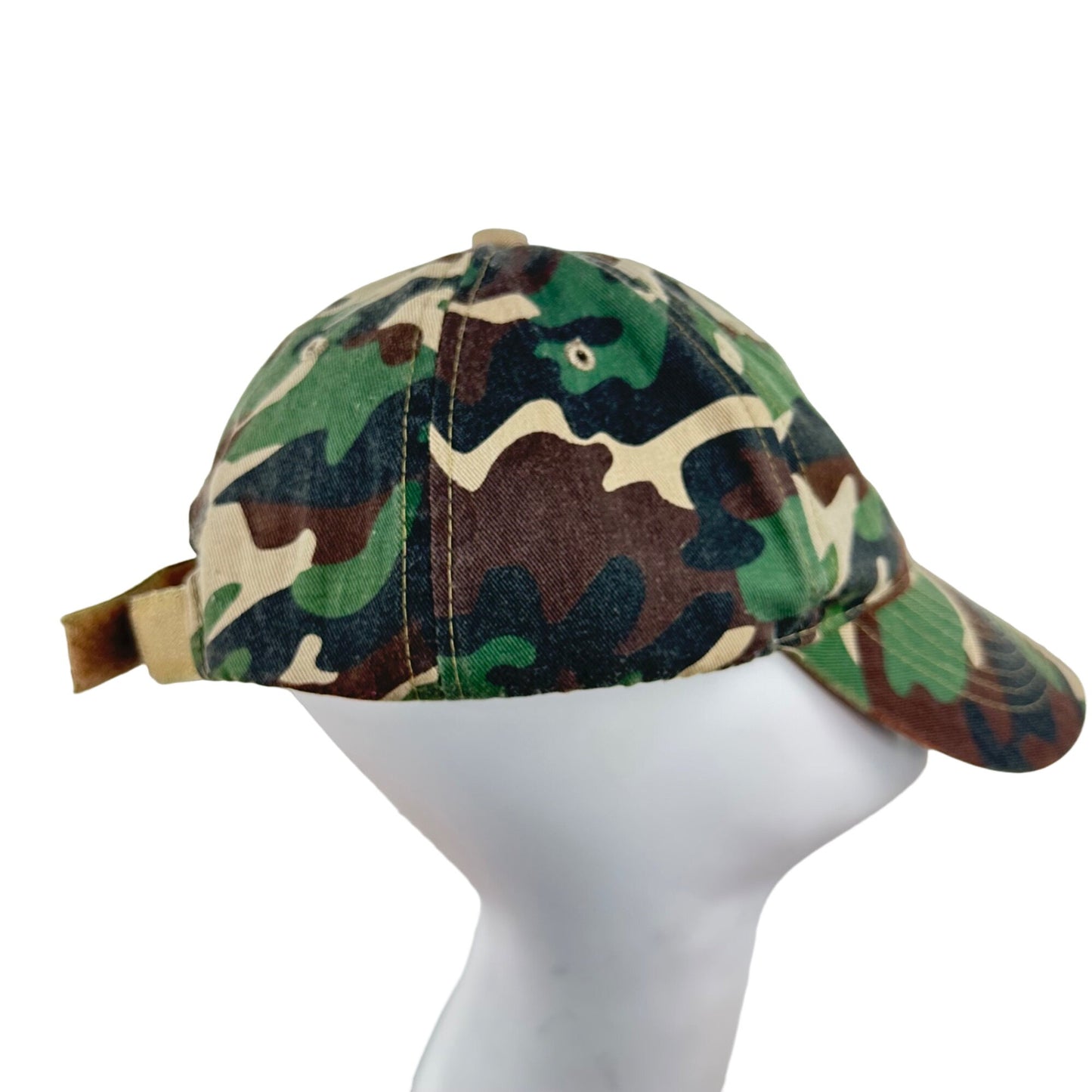 Harley Davidson Embroidered Logo One Size Adjustable Strap Hat Cap Camouflage