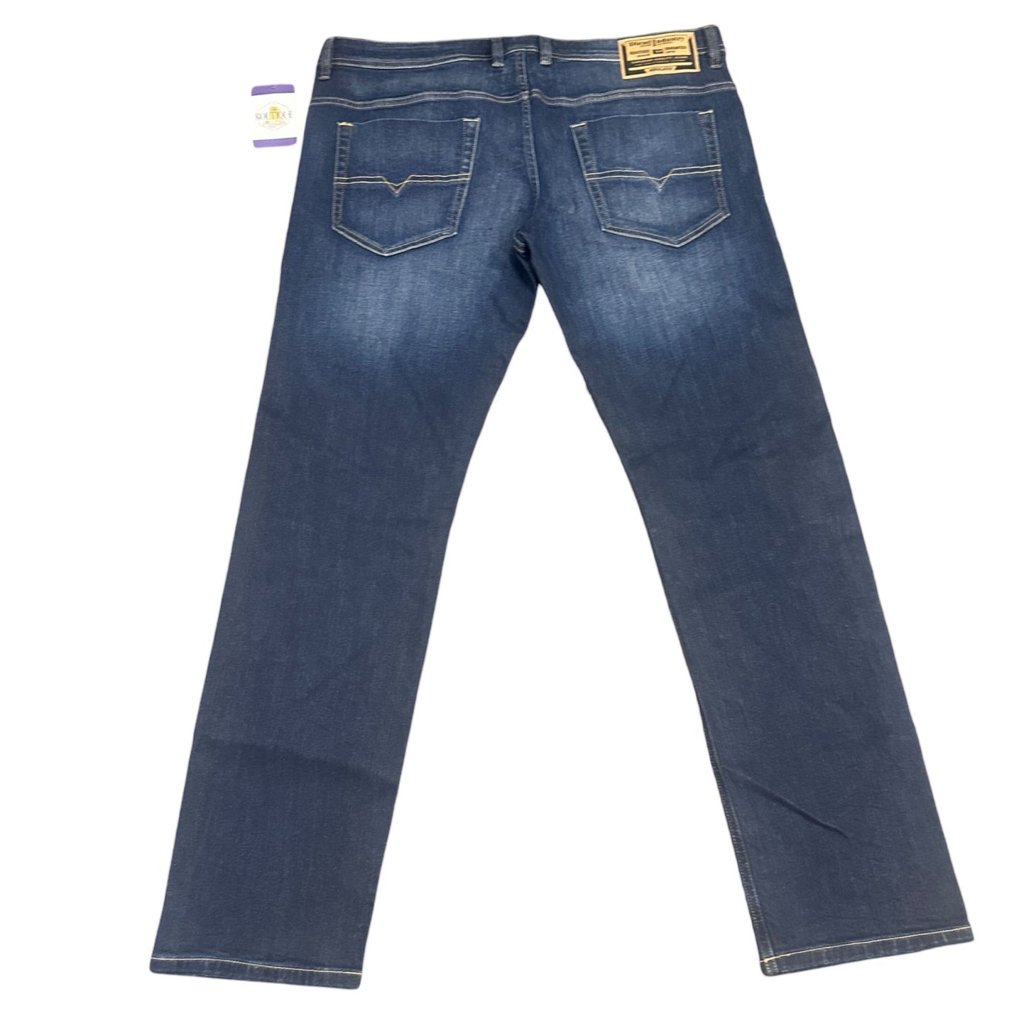 Diesel Jeans Mens 38x 32 Safado Slim Straight Button Fly Dark Wash Denim Stretch