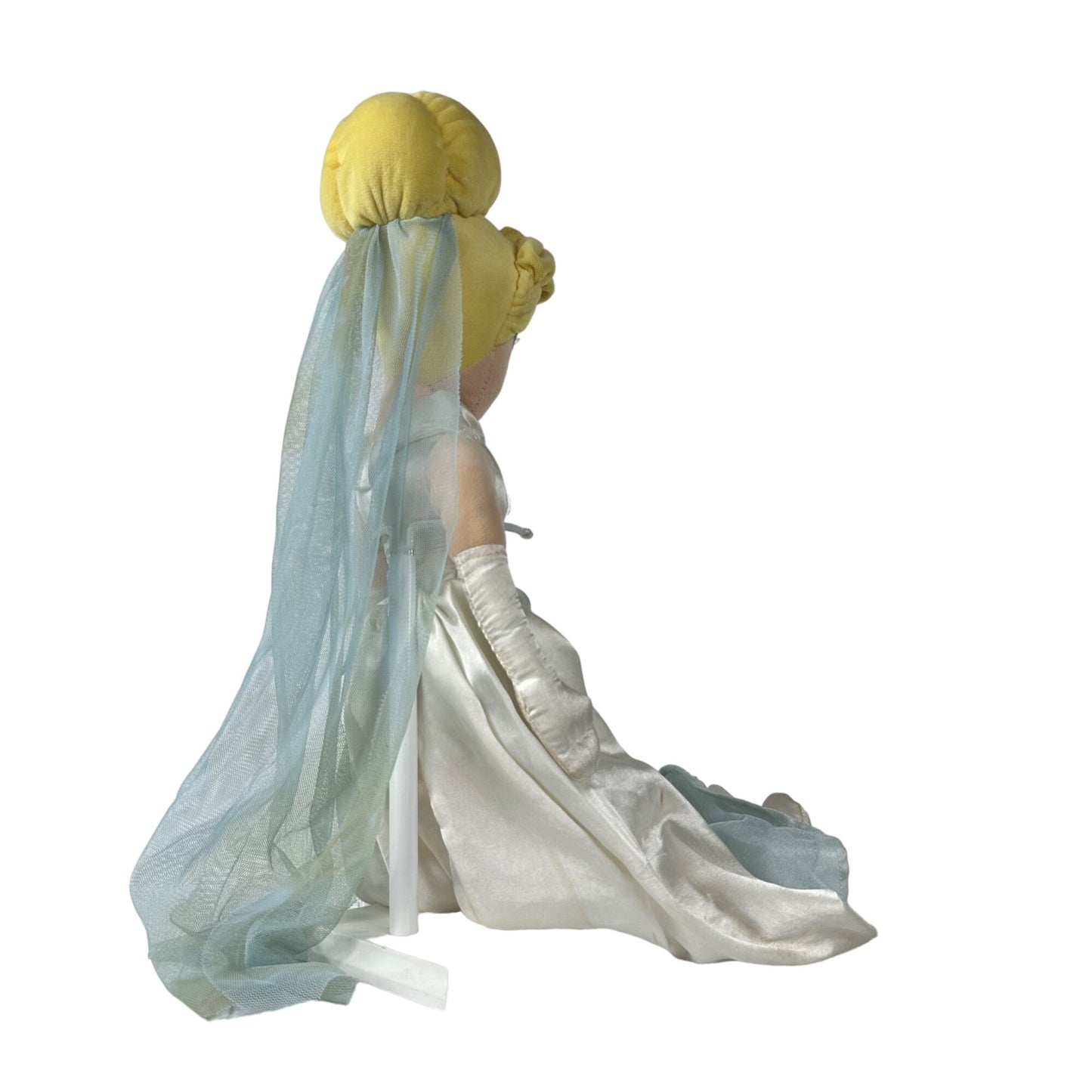 Disney Store 22" Cinderella Bride Plush Doll Princess Girls Stuffed Toy Wedding