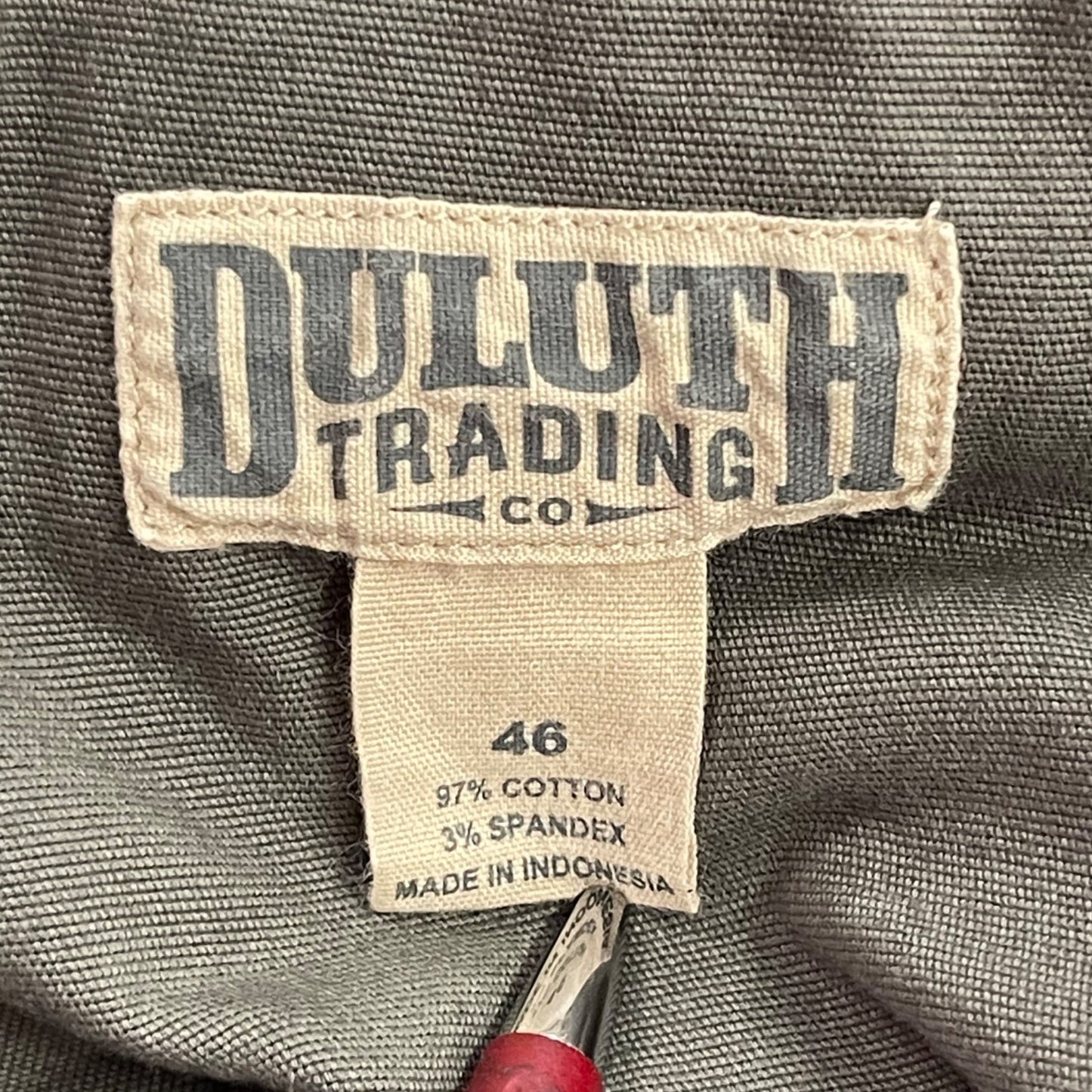 Duluth Trading Co Mens 46 Gray Flex Fire Hose Cargo Shorts Utility Pockets