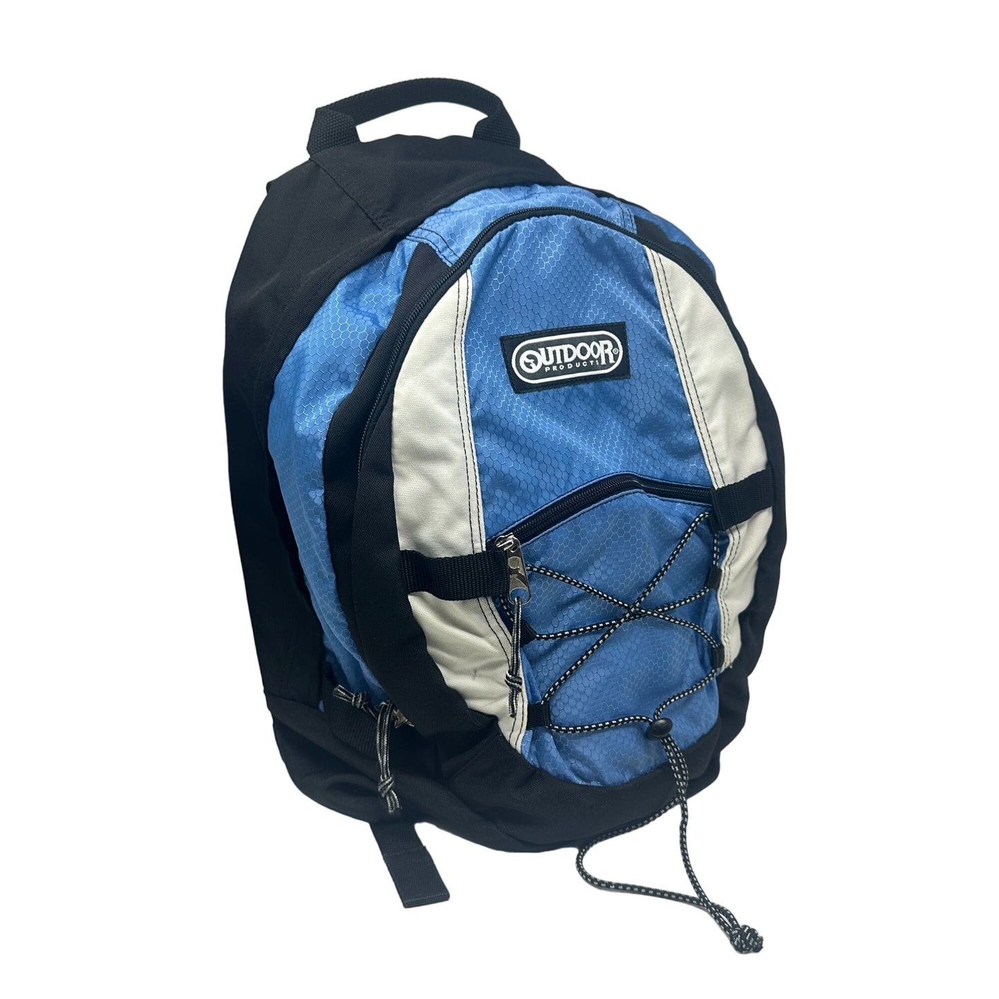 Outdoor Products Backpack Blue Black Multiple Pockets School Hiking Camping