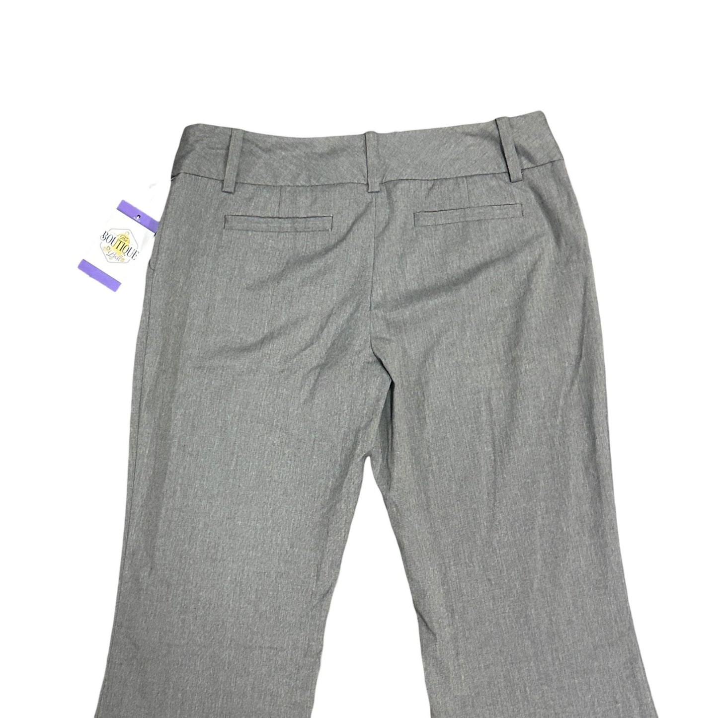 The Limited Cassidy Fit Dress Pants 6L Gray Wide Flare Leg Mid Rise Office Wear