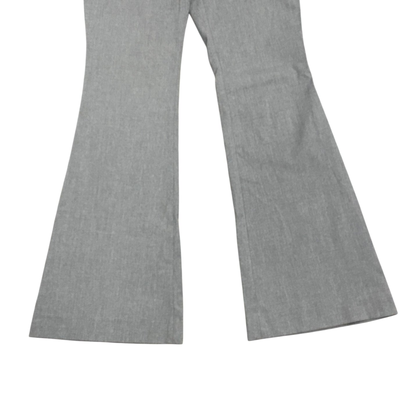 The Limited Cassidy Fit Dress Pants 6L Gray Wide Flare Leg Mid Rise Office Wear