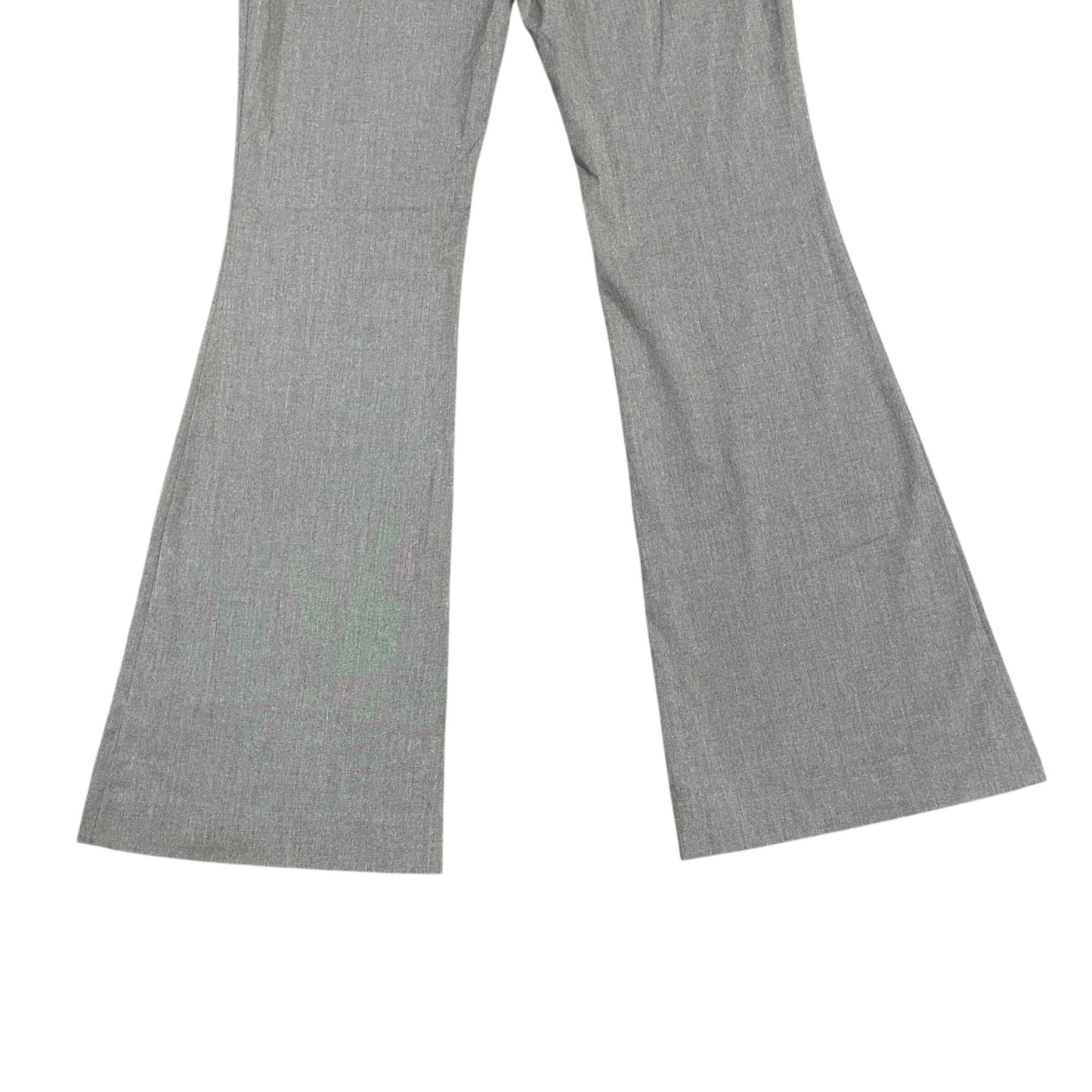 The Limited Cassidy Fit Dress Pants 6L Gray Wide Flare Leg Mid Rise Office Wear