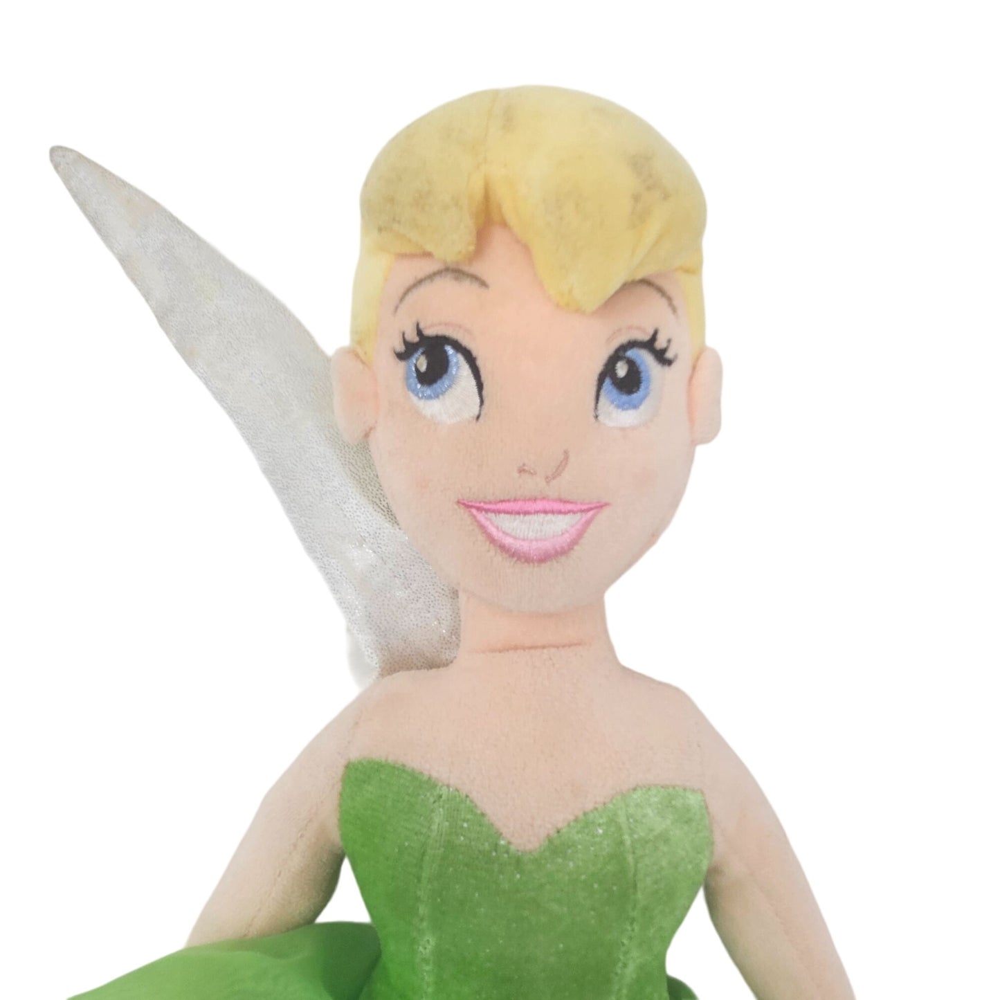 Disney Store 22" Stuffed Plush Tinkerbell Doll Girls Toy Peter Pan Fairy